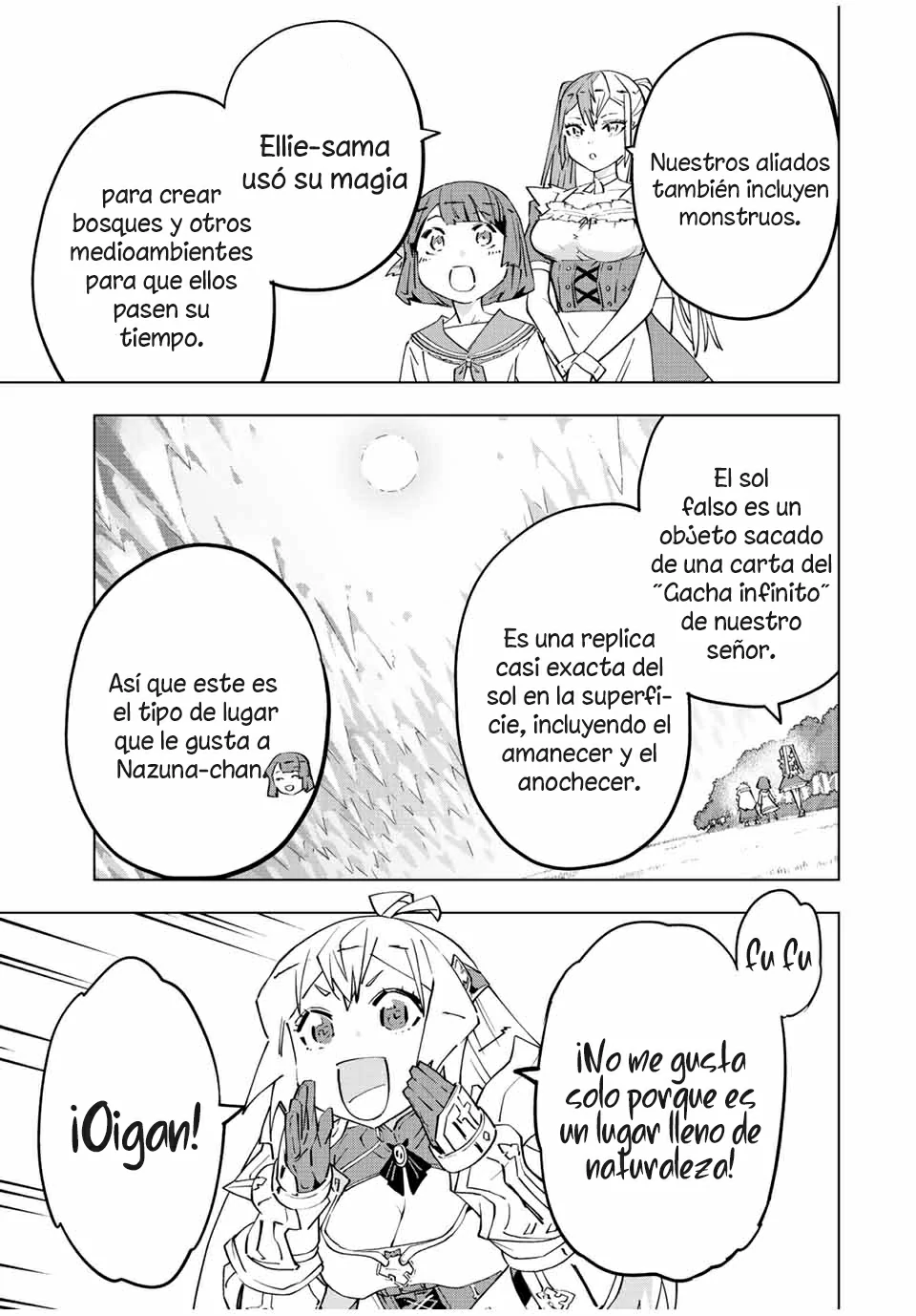 Shinjiteita Nakama Tachi Ni Dungeon Okuchi De Korosare Kaketa ga Gift 『Mugen Gacha』 De Level 9999 No Nakama Tachi Wo Te Ni Irete Moto Party Member To Sekai Ni Fukushu &amp; 『Zamaa!』 Shimasu! Capitulo 87.5: YUME Y NAZUNA página 14
