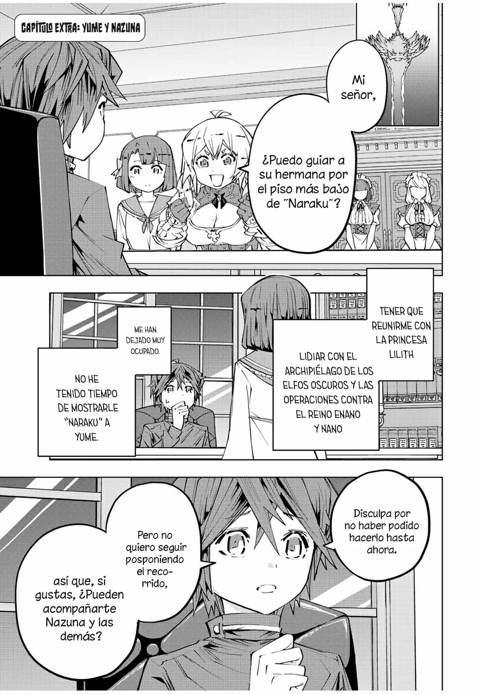 Shinjiteita Nakama Tachi Ni Dungeon Okuchi De Korosare Kaketa ga Gift 『Mugen Gacha』 De Level 9999 No Nakama Tachi Wo Te Ni Irete Moto Party Member To Sekai Ni Fukushu &amp; 『Zamaa!』 Shimasu! Capitulo 87.5: YUME Y NAZUNA página 2