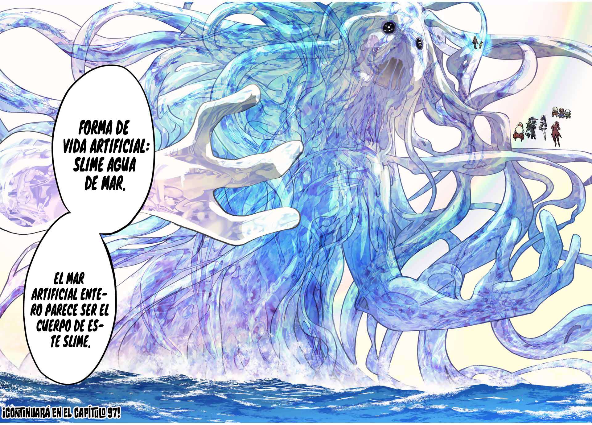 Shinjiteita Nakama Tachi Ni Dungeon Okuchi De Korosare Kaketa ga Gift 『Mugen Gacha』 De Level 9999 No Nakama Tachi Wo Te Ni Irete Moto Party Member To Sekai Ni Fukushu &amp; 『Zamaa!』 Shimasu! Capitulo 96: La Gran Ballena Azul página 22