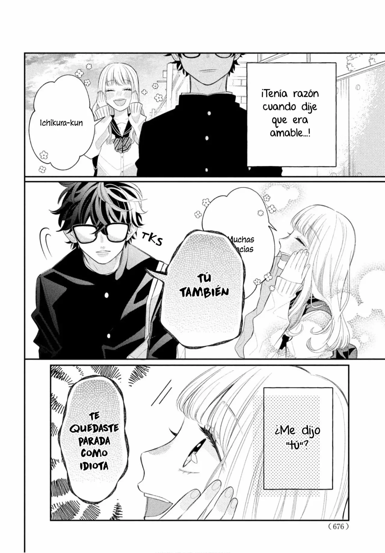 Megane, Tokidoki, Yankee-kun Capitulo 1: Ichikura-kun del club de apoyo página 16