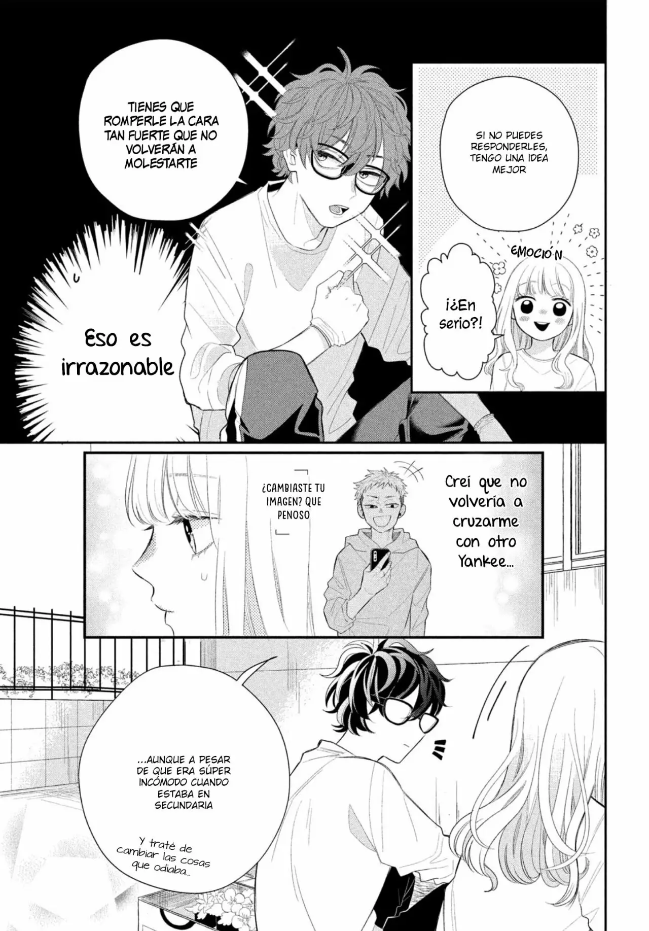 Megane, Tokidoki, Yankee-kun Capitulo 1: Ichikura-kun del club de apoyo página 21
