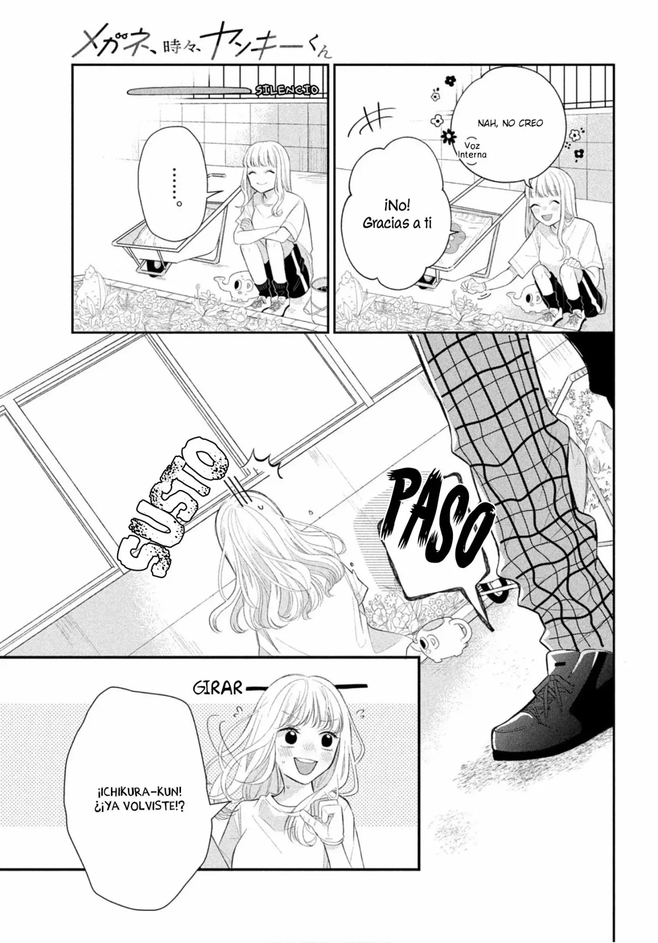 Megane, Tokidoki, Yankee-kun Capitulo 1: Ichikura-kun del club de apoyo página 25