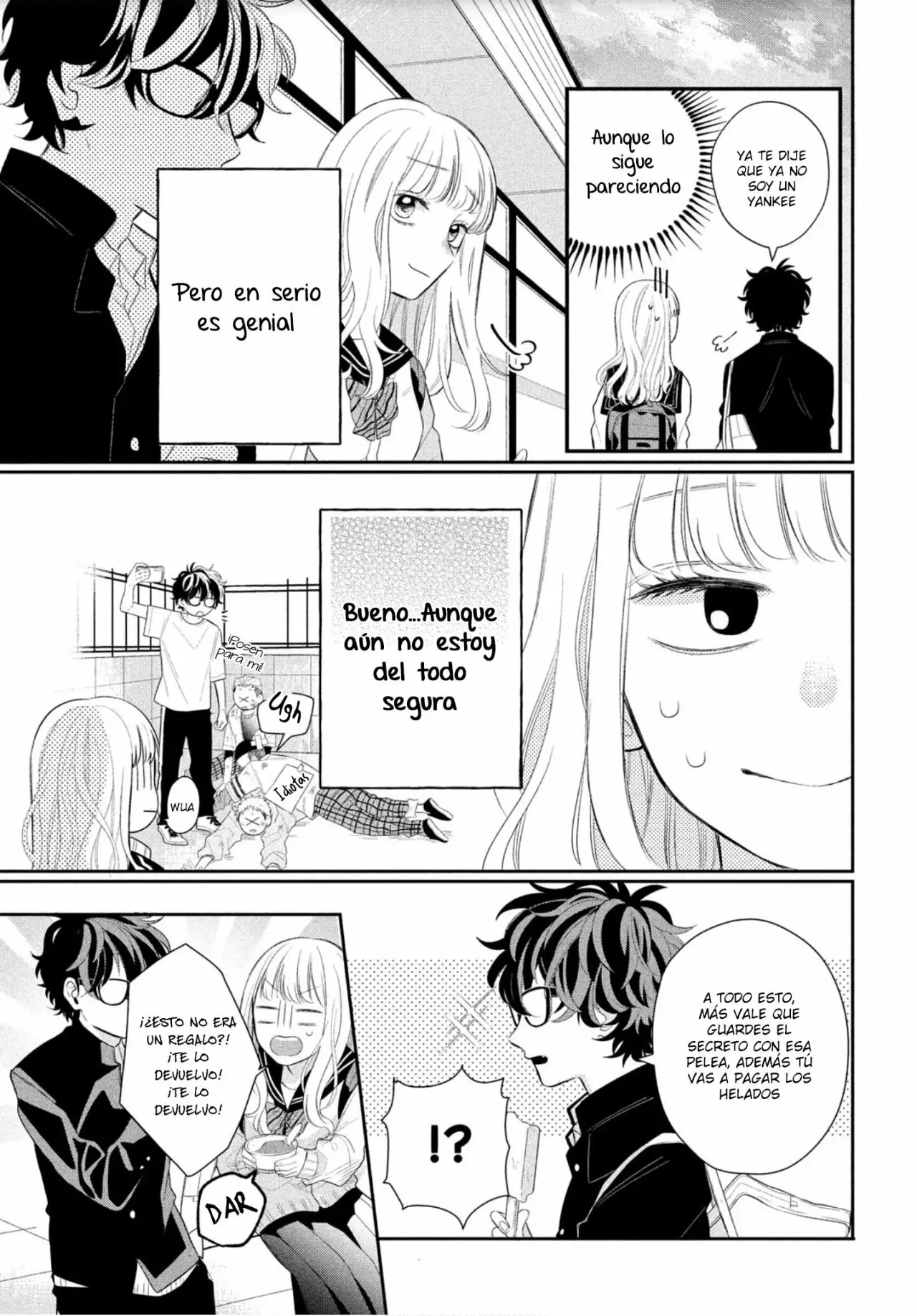 Megane, Tokidoki, Yankee-kun Capitulo 1: Ichikura-kun del club de apoyo página 41