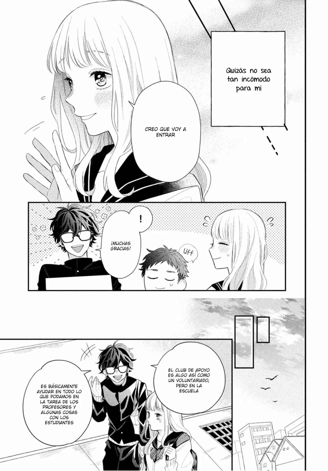 Megane, Tokidoki, Yankee-kun Capitulo 1: Ichikura-kun del club de apoyo página 9