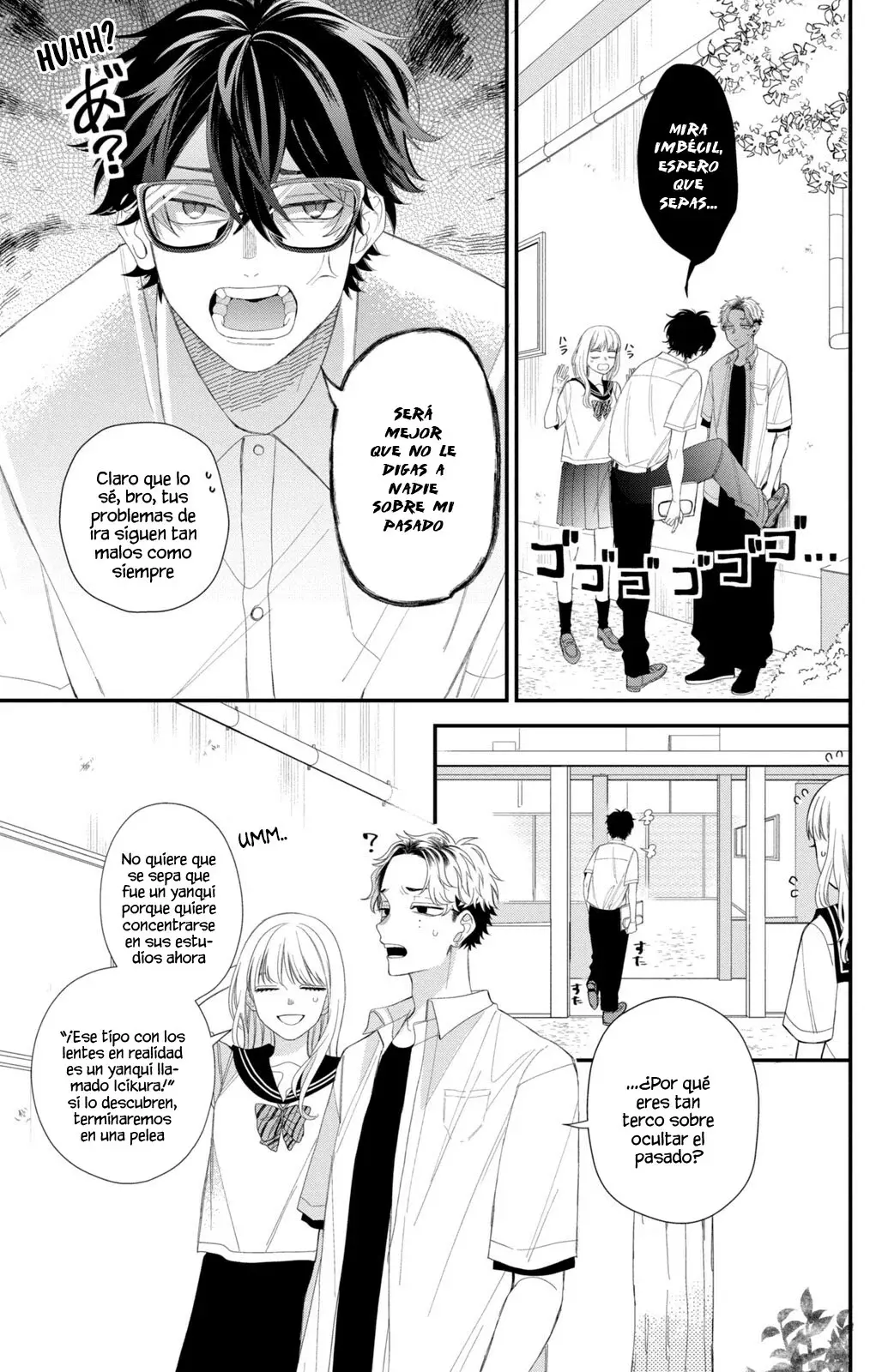 Megane, Tokidoki, Yankee-kun Capitulo 10: Estudiante de Intercambio página 10