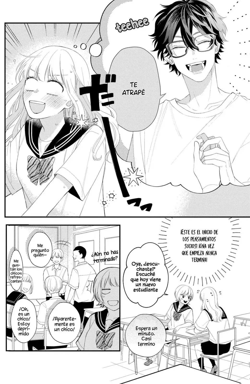 Megane, Tokidoki, Yankee-kun Capitulo 10: Estudiante de Intercambio página 5