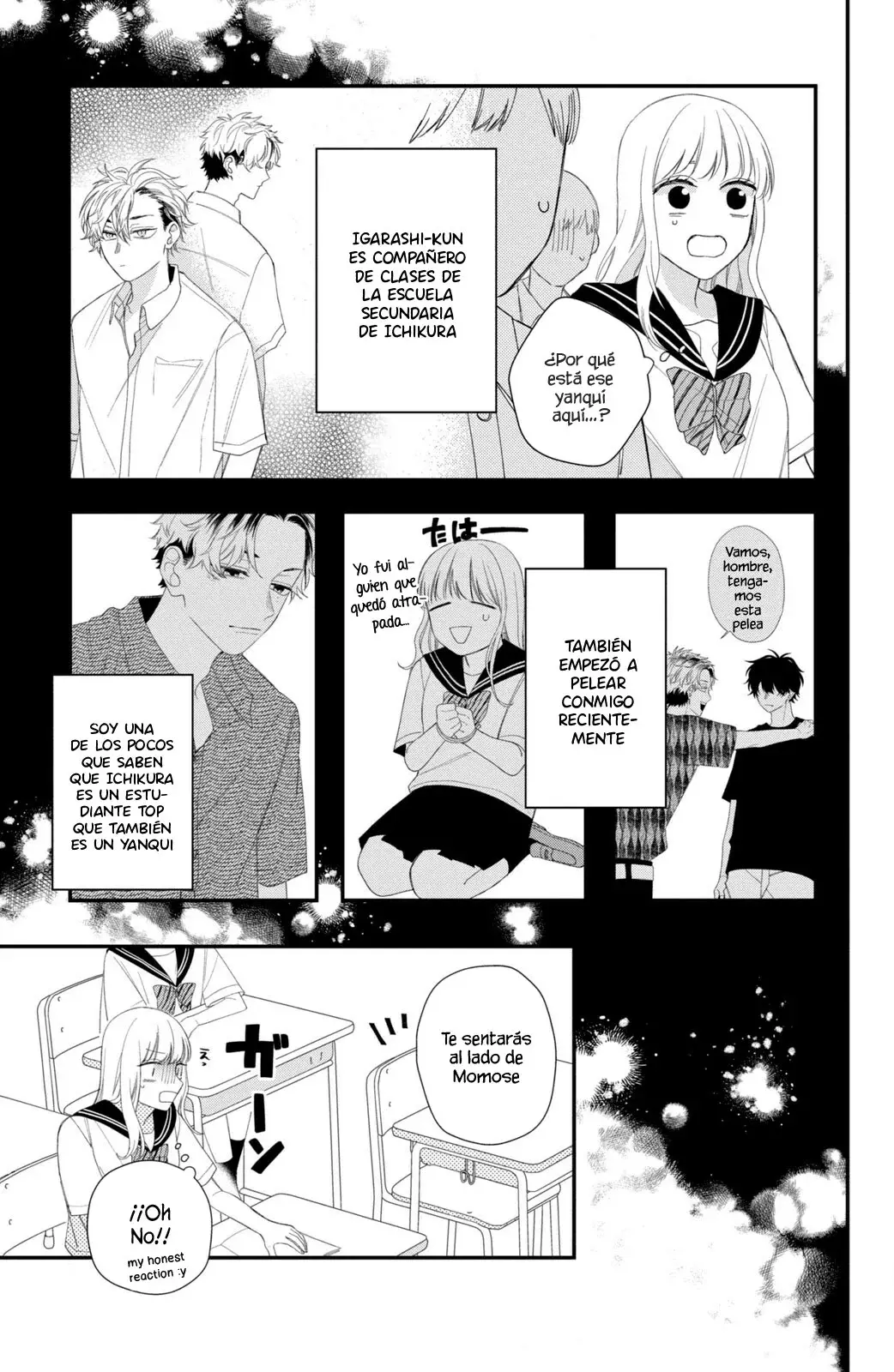 Megane, Tokidoki, Yankee-kun Capitulo 10: Estudiante de Intercambio página 8