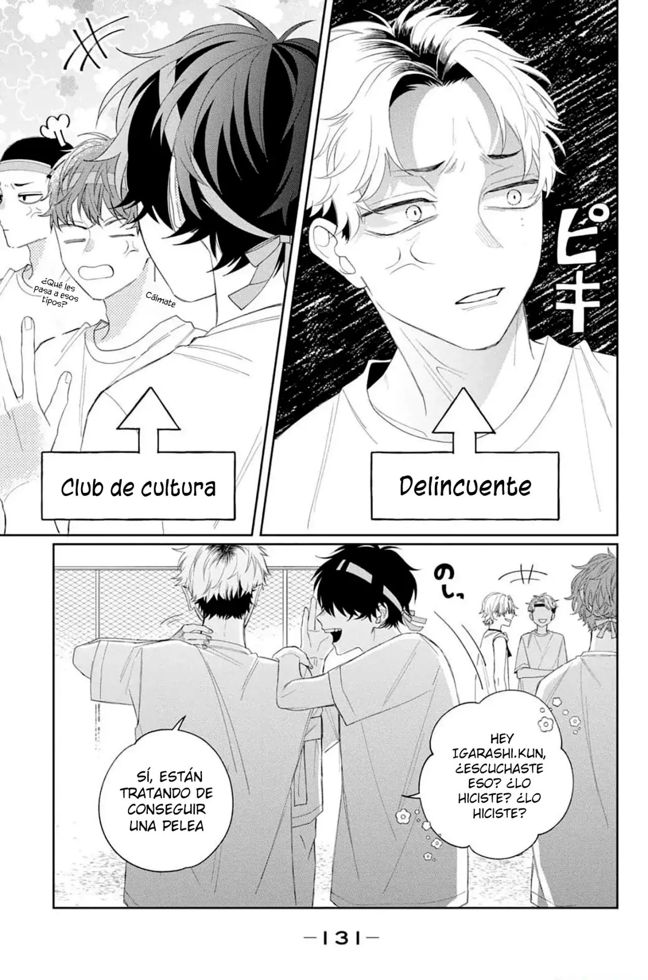 Megane, Tokidoki, Yankee-kun Capitulo 11: Festival deportivo página 44