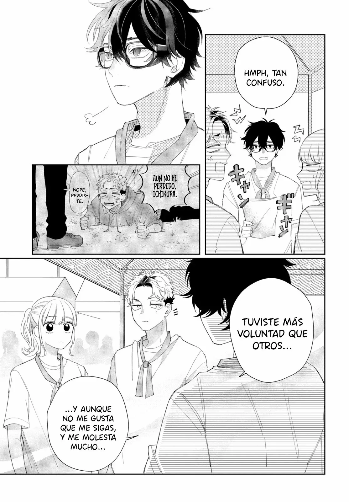 Megane, Tokidoki, Yankee-kun Capitulo 12: Ichikura-kun feliz página 34