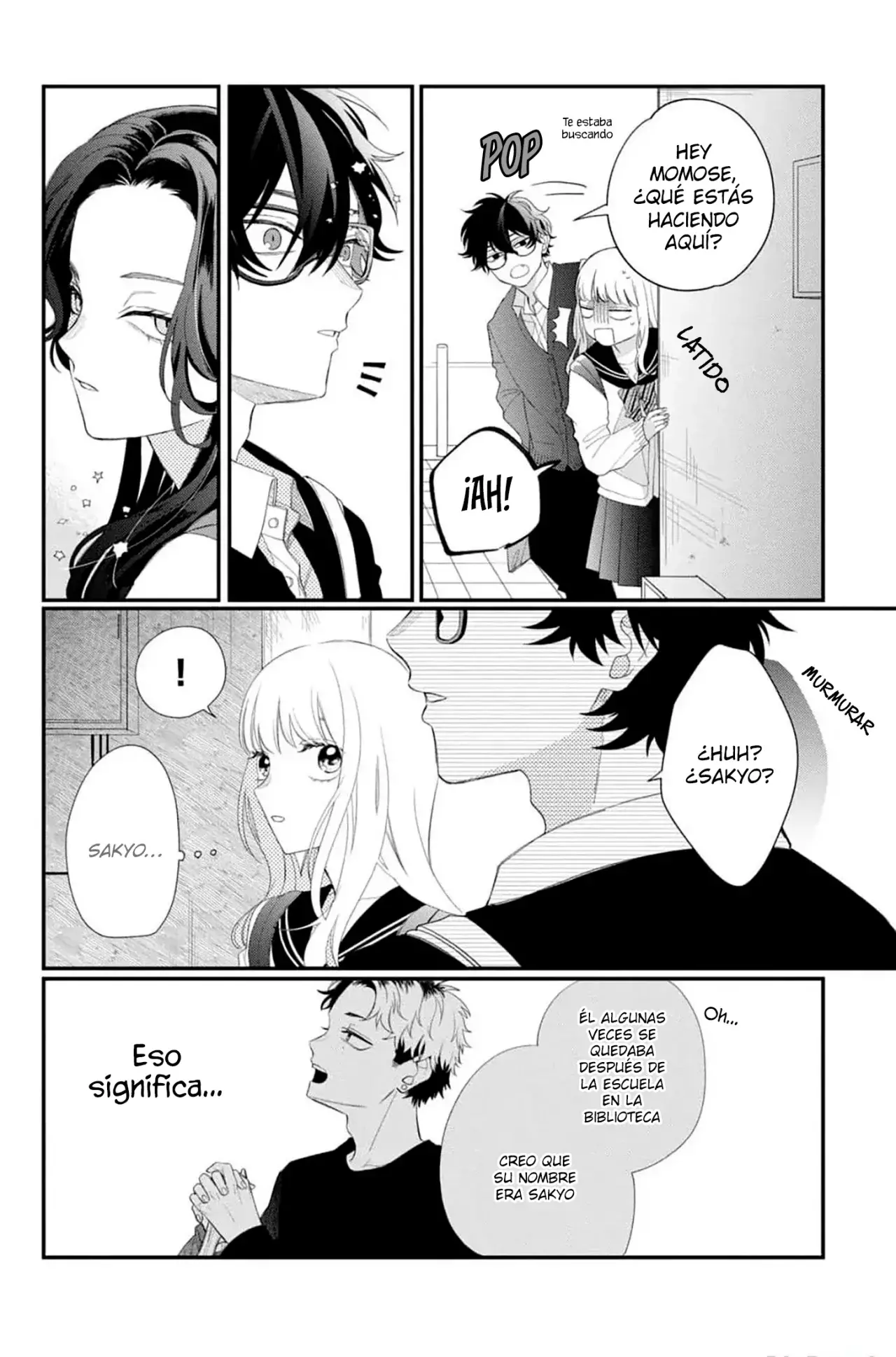 Megane, Tokidoki, Yankee-kun Capitulo 14: La chica de la bibloteca página 17
