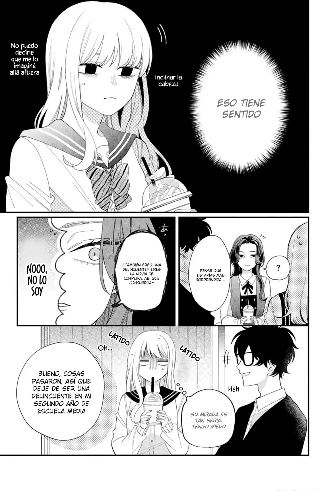 Megane, Tokidoki, Yankee-kun Capitulo 14: La chica de la bibloteca página 22