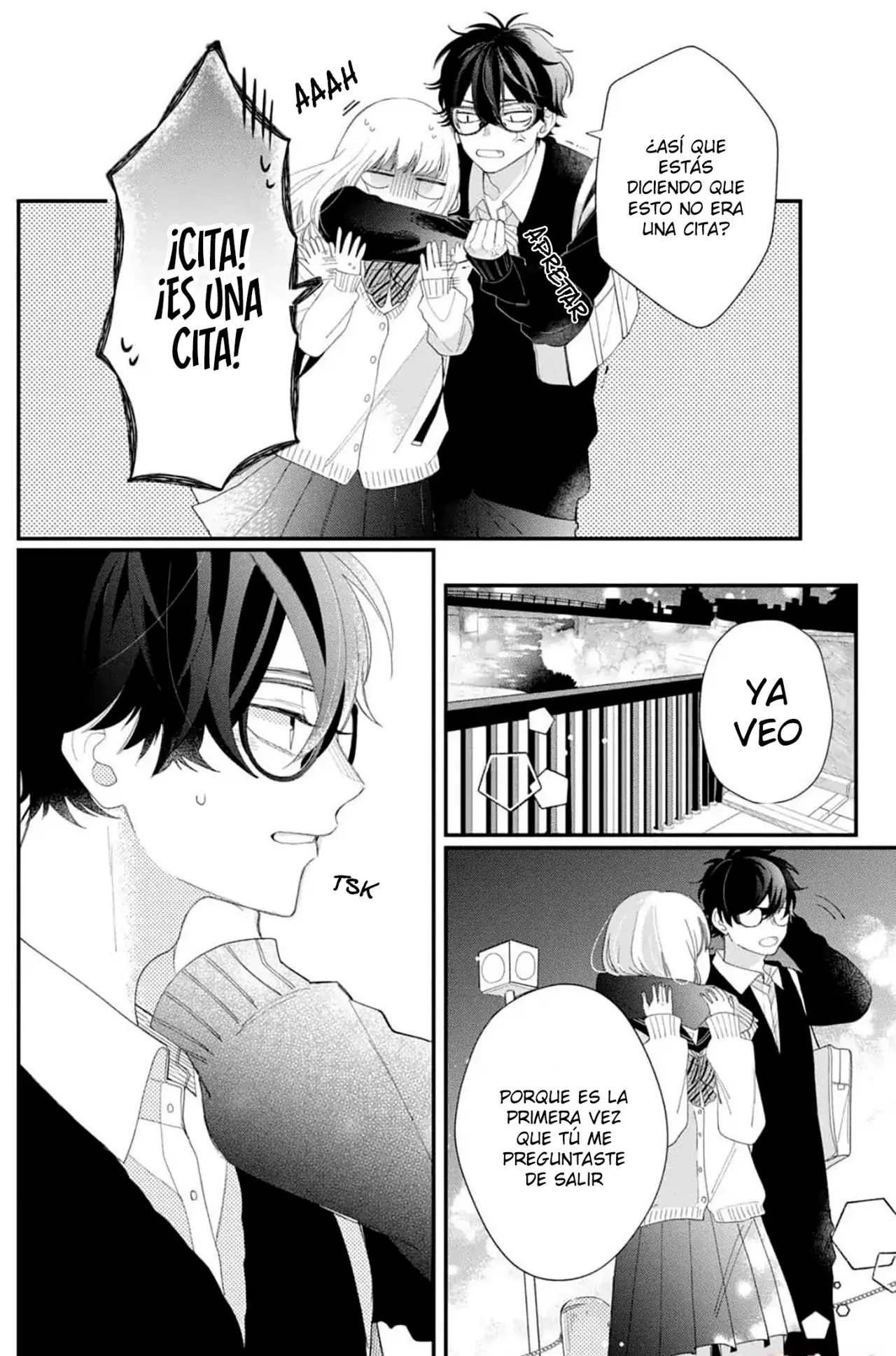 Megane, Tokidoki, Yankee-kun Capitulo 14: La chica de la bibloteca página 35