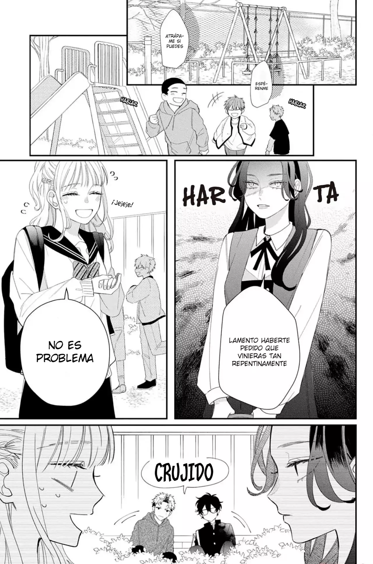 Megane, Tokidoki, Yankee-kun Capitulo 15: Batalla después de la escuela página 34