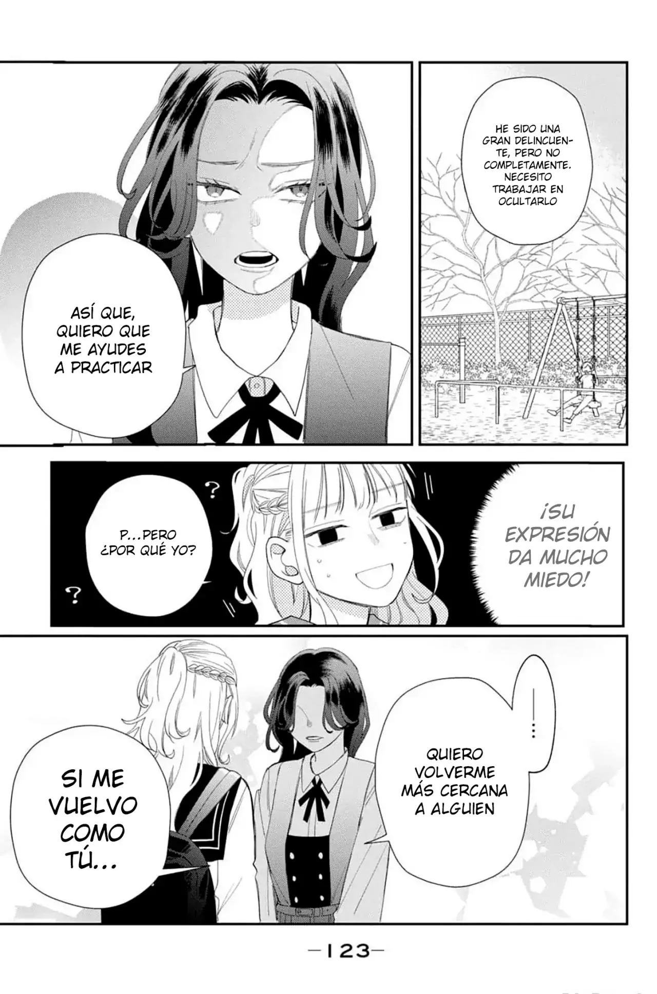 Megane, Tokidoki, Yankee-kun Capitulo 15: Batalla después de la escuela página 36