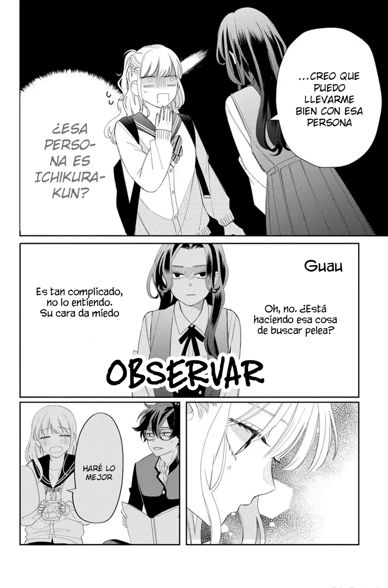 Megane, Tokidoki, Yankee-kun Capitulo 15: Batalla después de la escuela página 37