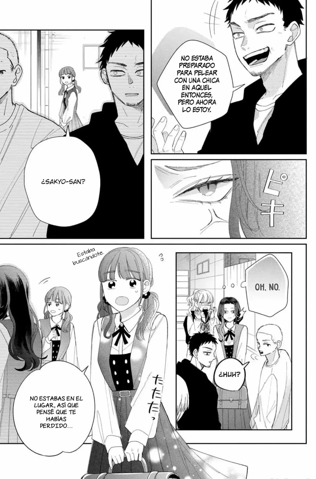 Megane, Tokidoki, Yankee-kun Capitulo 16: Momose vs Sakyo-san página 32