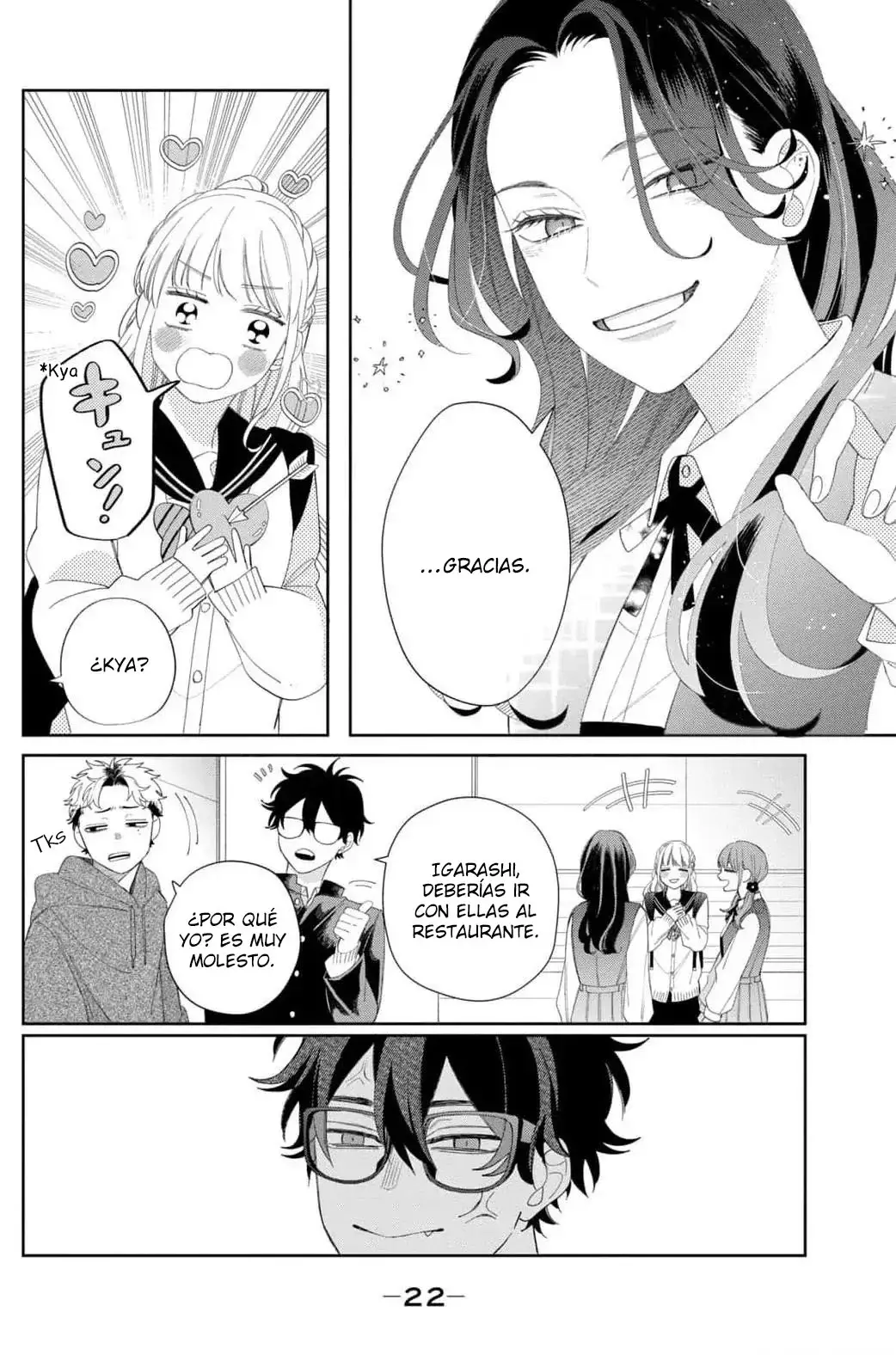 Megane, Tokidoki, Yankee-kun Capitulo 17: Mi novia página 21