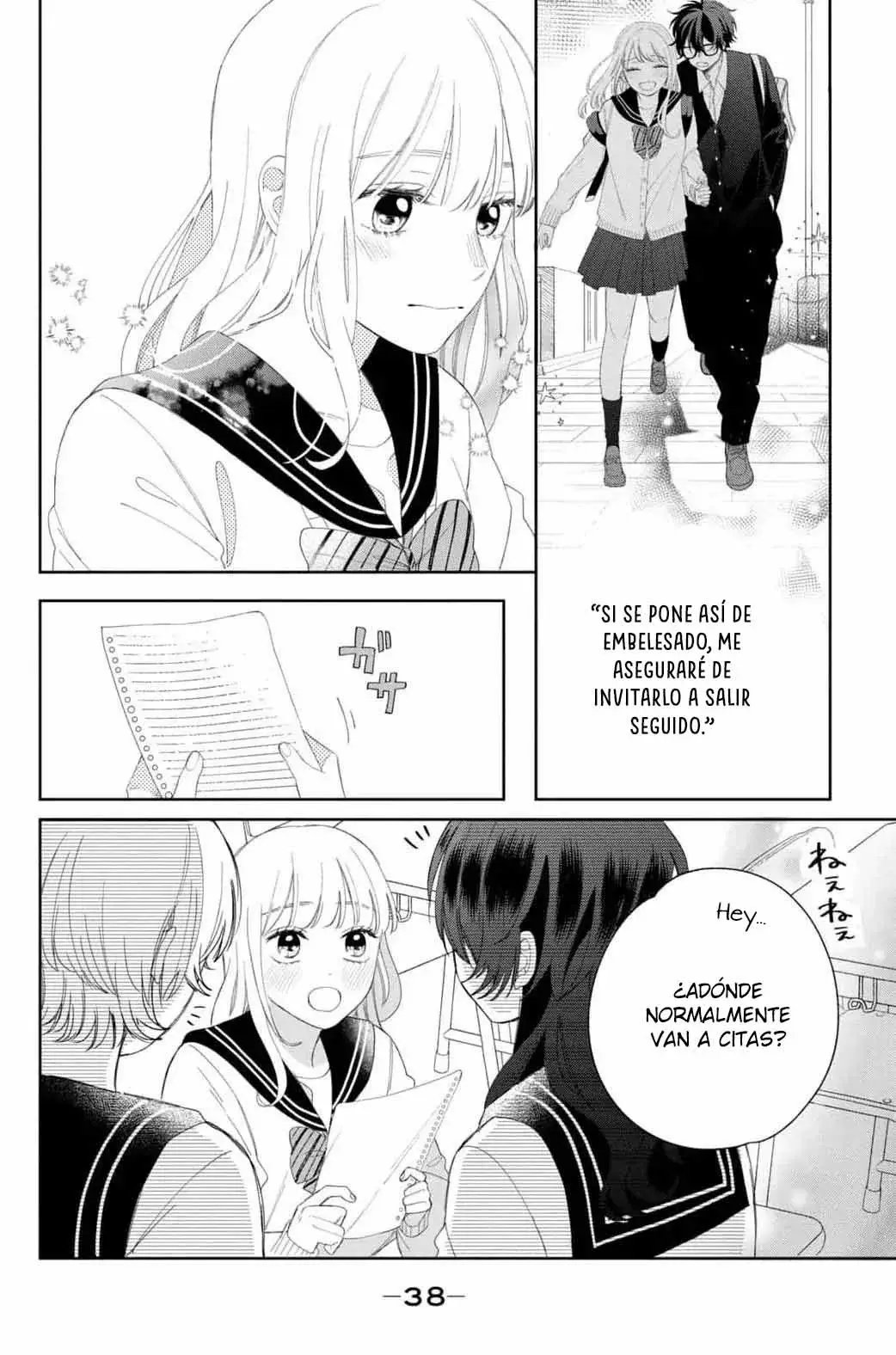 Megane, Tokidoki, Yankee-kun Capitulo 17: Mi novia página 37