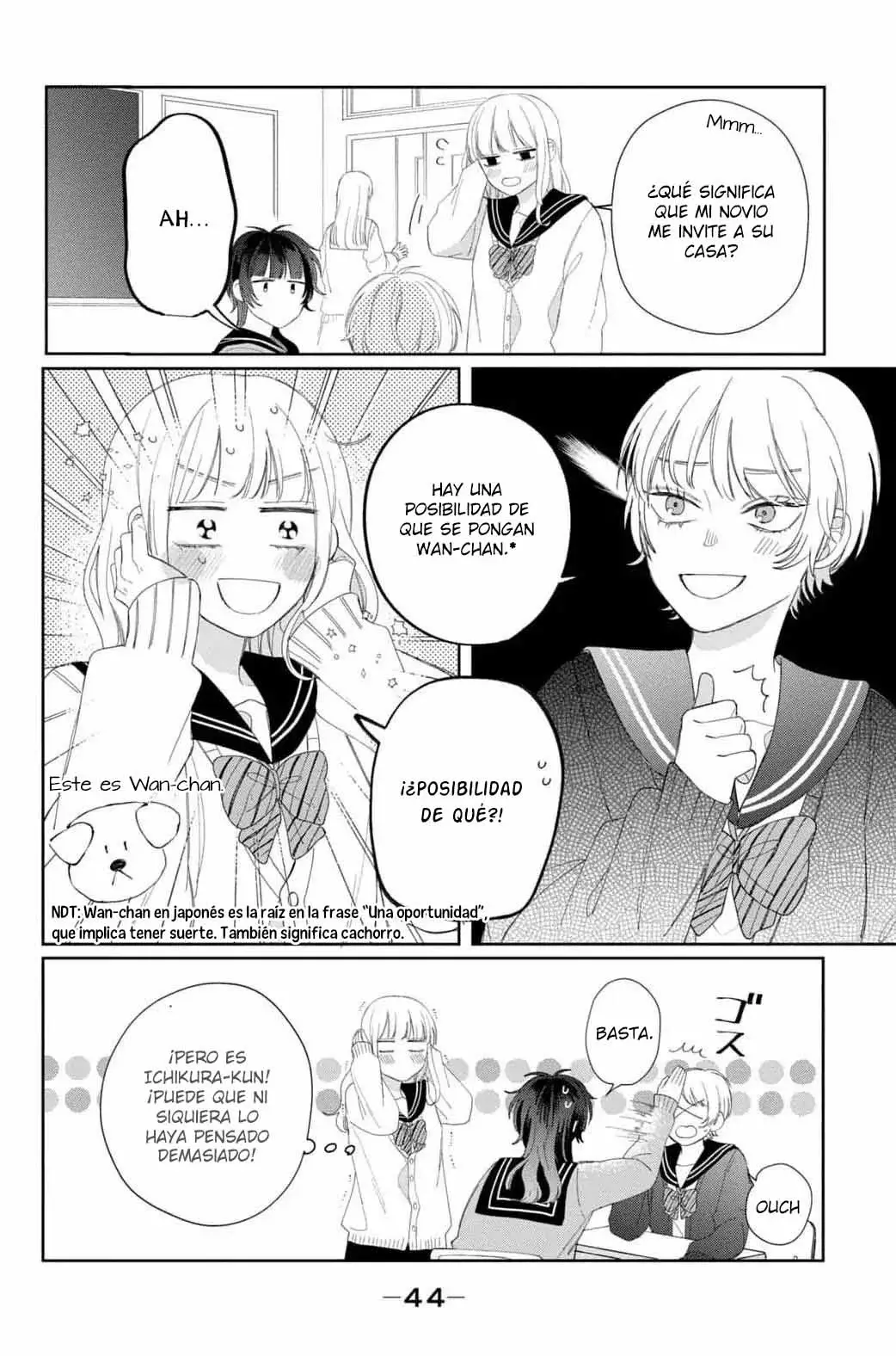 Megane, Tokidoki, Yankee-kun Capitulo 17: Mi novia página 43