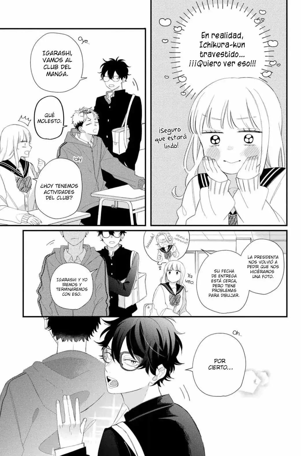 Megane, Tokidoki, Yankee-kun Capitulo 19: El evento del día cultural es... página 12