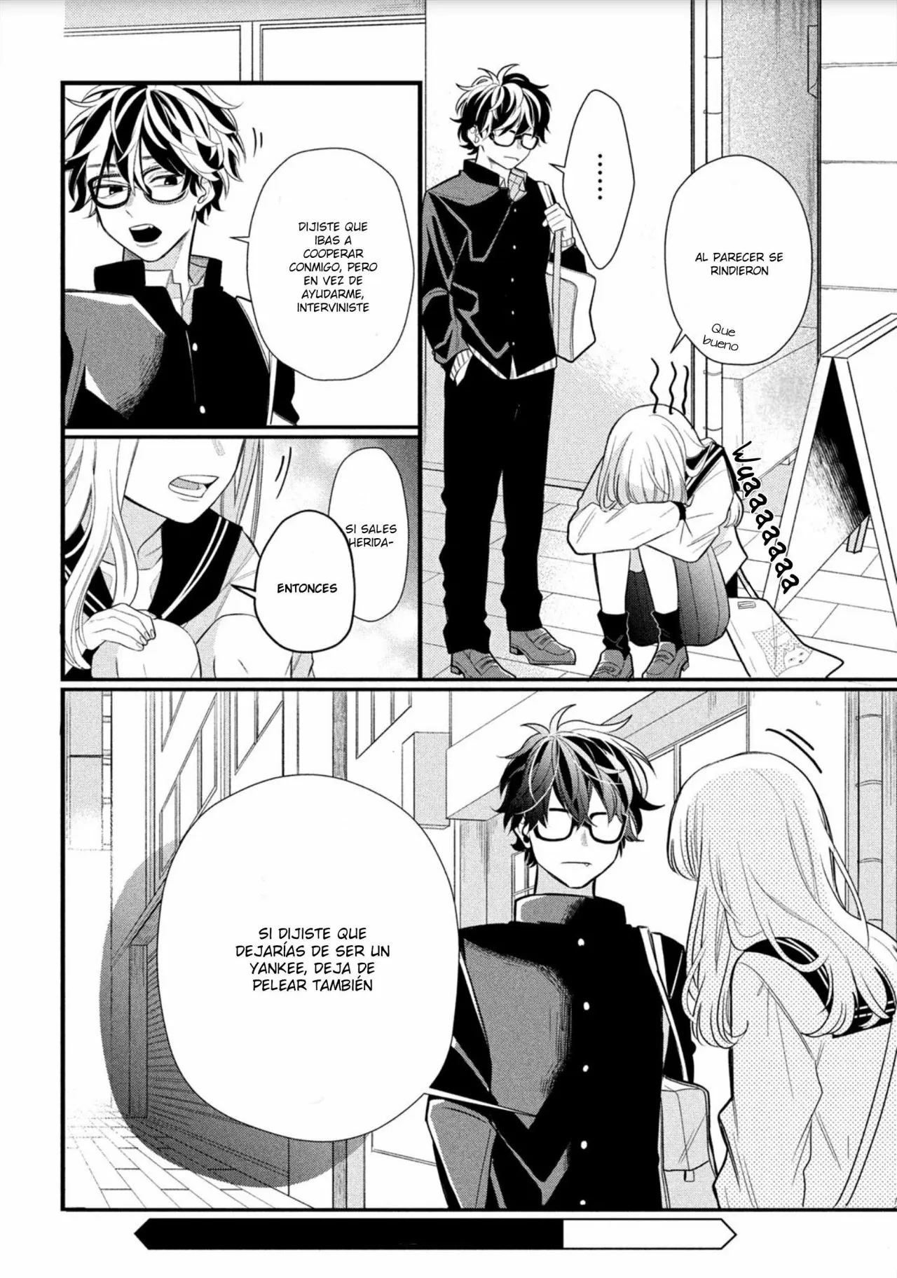 Megane, Tokidoki, Yankee-kun Capitulo 2: Promesas página 34