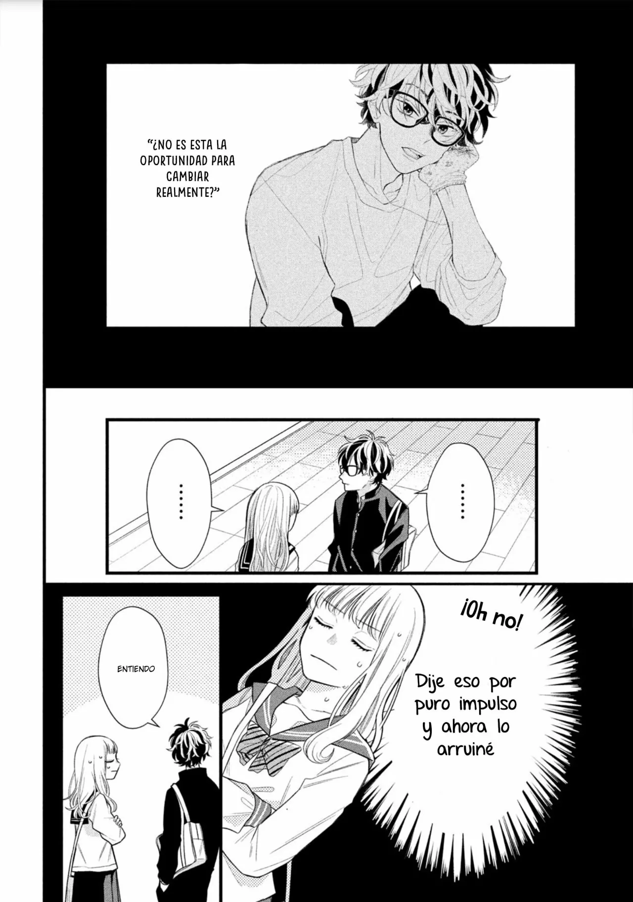 Megane, Tokidoki, Yankee-kun Capitulo 2: Promesas página 36