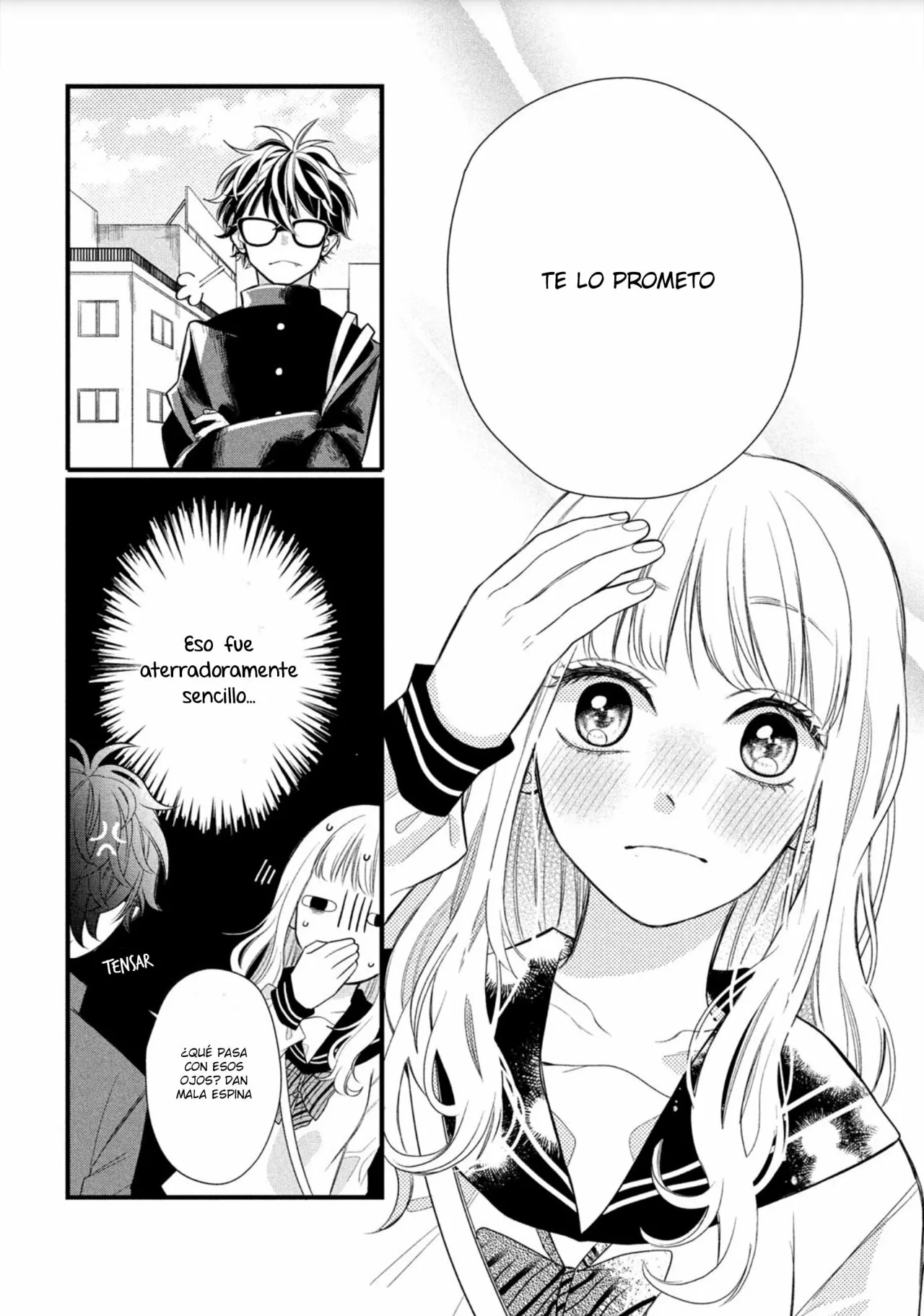 Megane, Tokidoki, Yankee-kun Capitulo 2: Promesas página 38