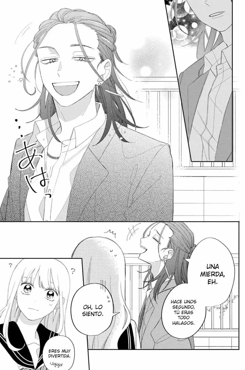 Megane, Tokidoki, Yankee-kun Capitulo 20: El chico guapo con cabello rojo página 38
