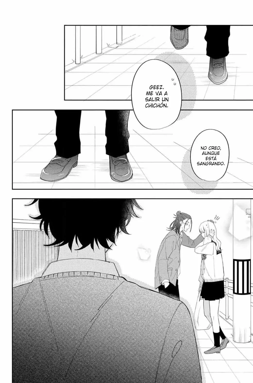 Megane, Tokidoki, Yankee-kun Capitulo 20: El chico guapo con cabello rojo página 41