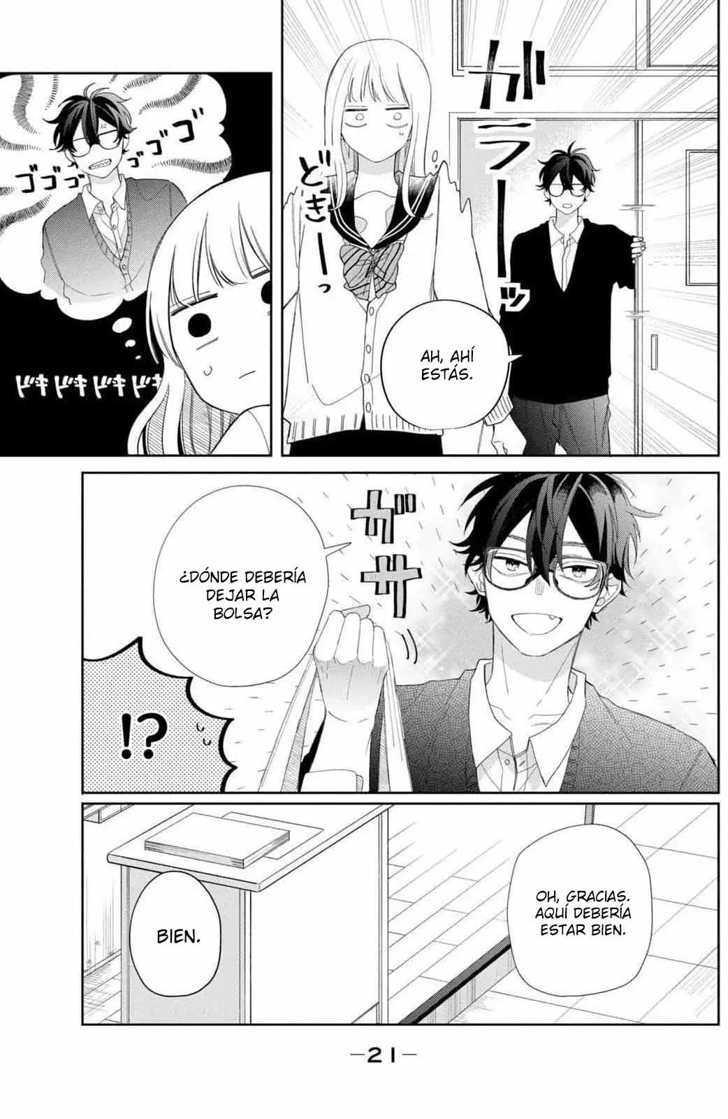 Megane, Tokidoki, Yankee-kun Capitulo 21: No me gusta nada Él página 20