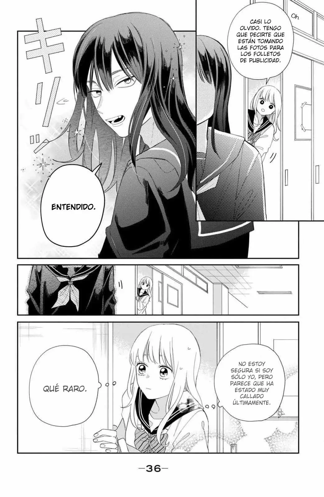 Megane, Tokidoki, Yankee-kun Capitulo 21: No me gusta nada Él página 35