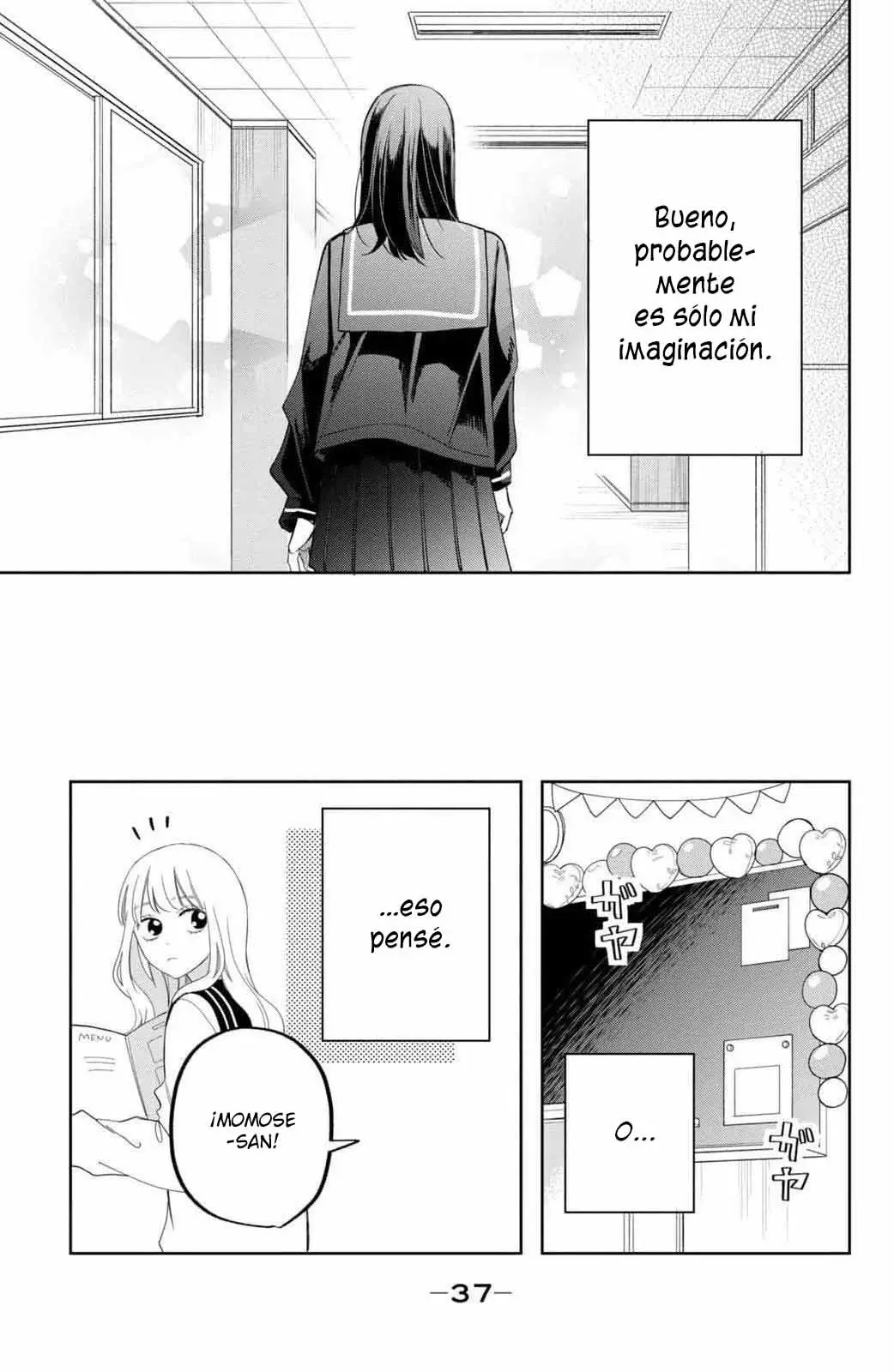 Megane, Tokidoki, Yankee-kun Capitulo 21: No me gusta nada Él página 36