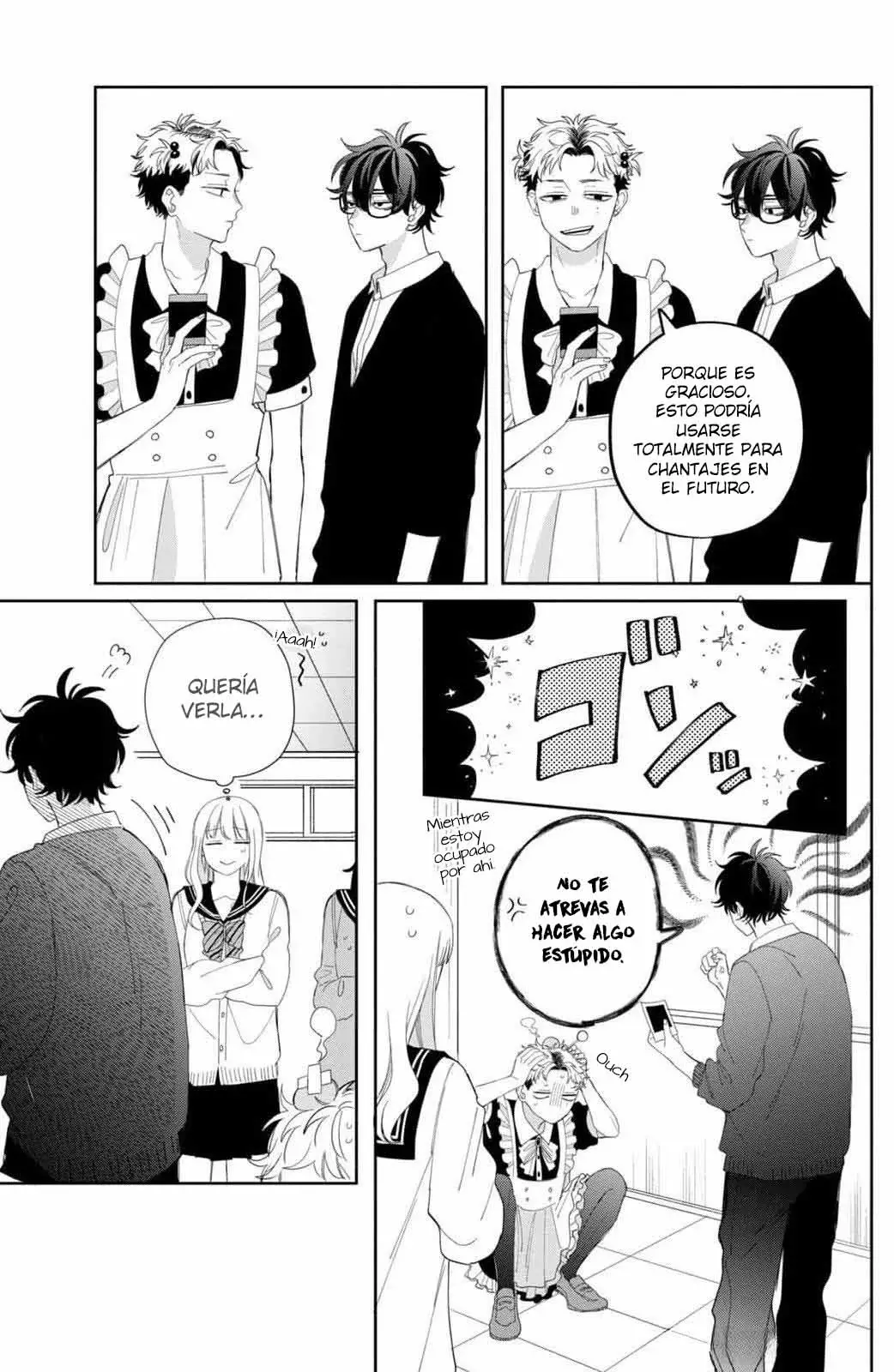 Megane, Tokidoki, Yankee-kun Capitulo 21: No me gusta nada Él página 40