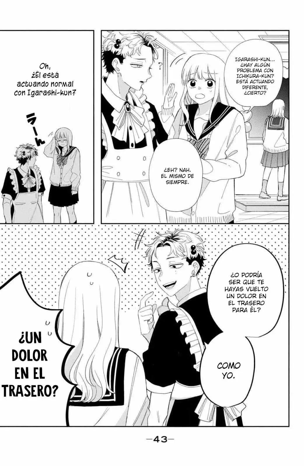 Megane, Tokidoki, Yankee-kun Capitulo 21: No me gusta nada Él página 42