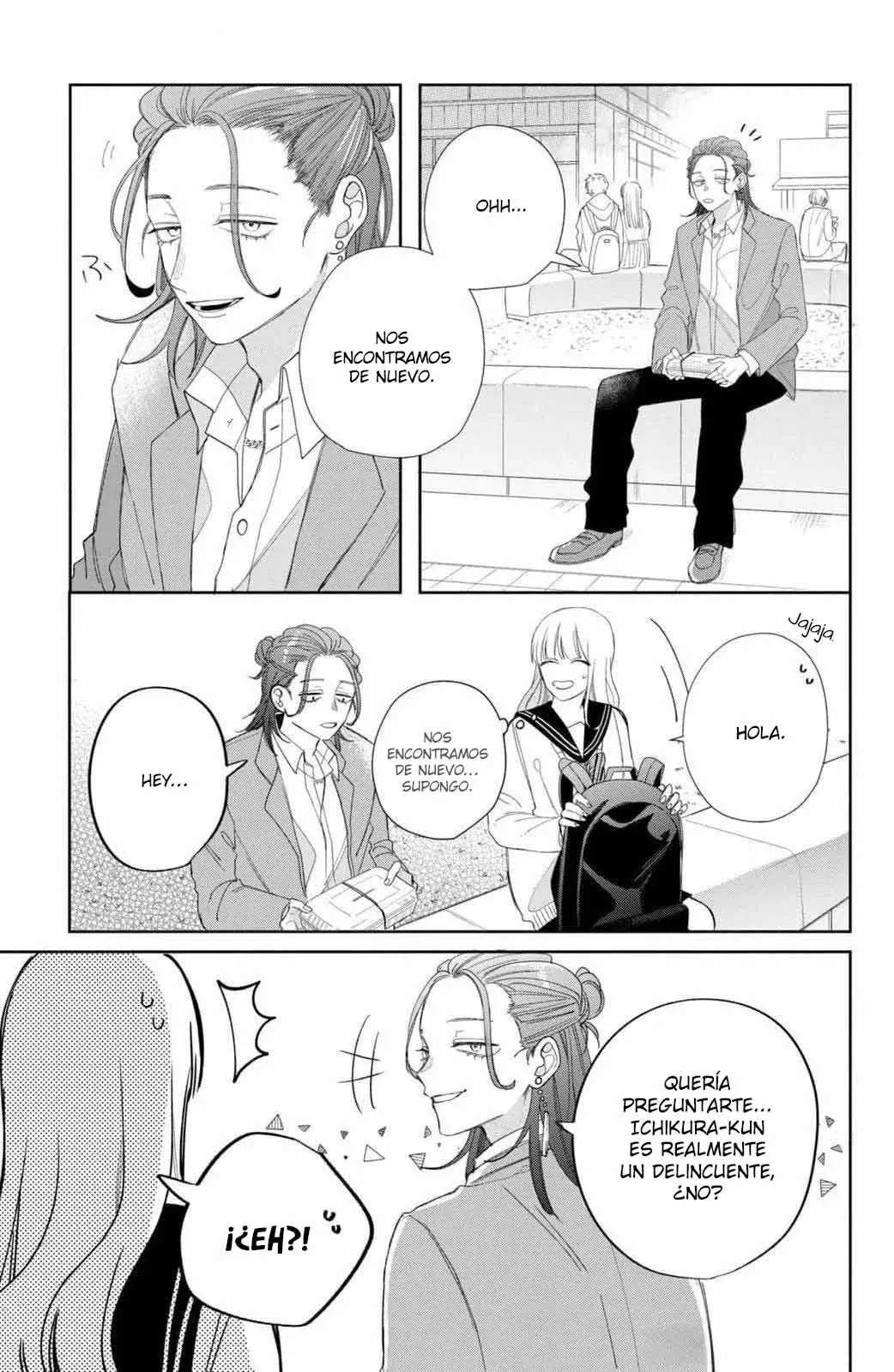 Megane, Tokidoki, Yankee-kun Capitulo 22: ¡No quiero ser molesto...! página 36