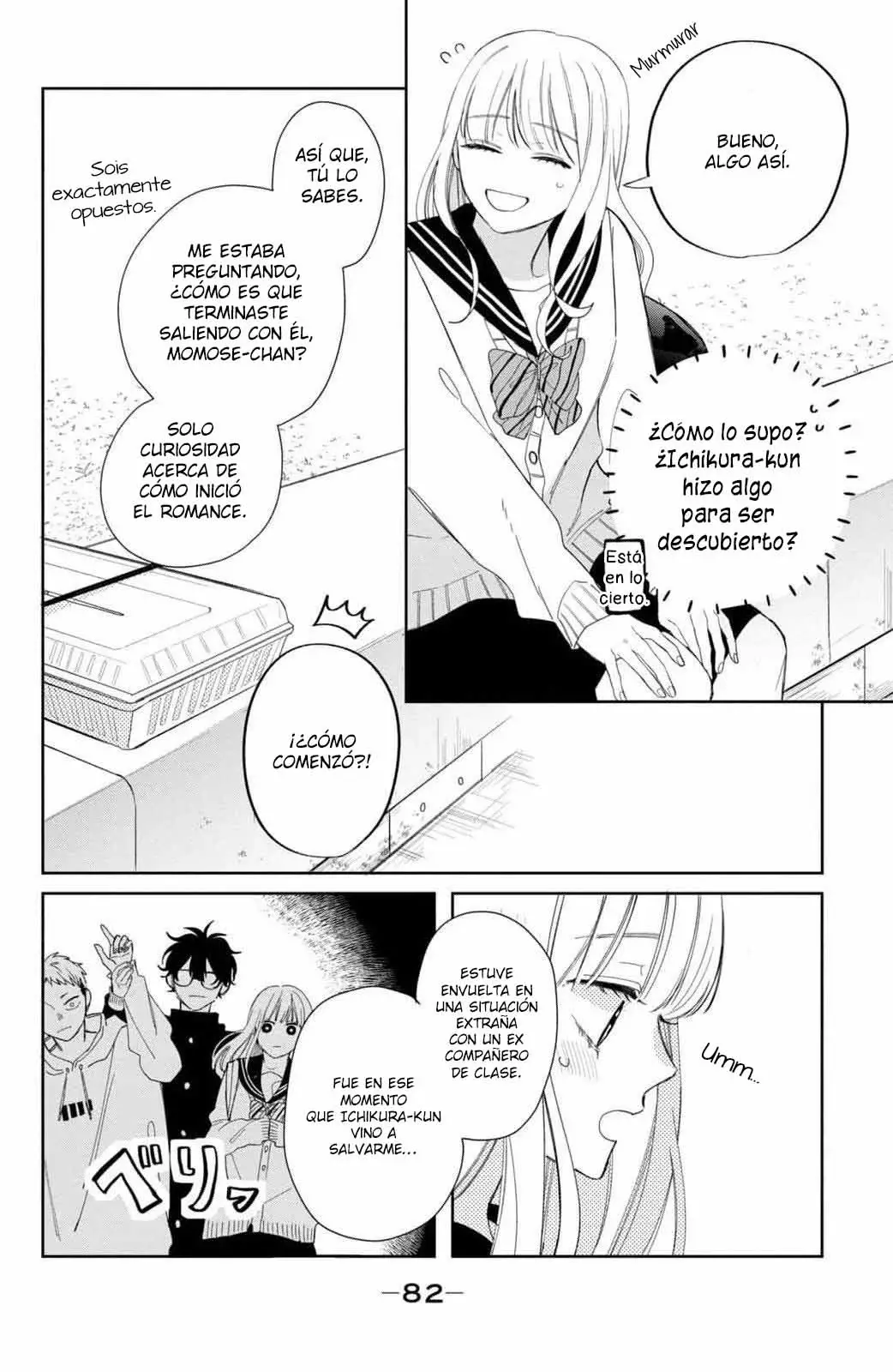 Megane, Tokidoki, Yankee-kun Capitulo 22: ¡No quiero ser molesto...! página 37