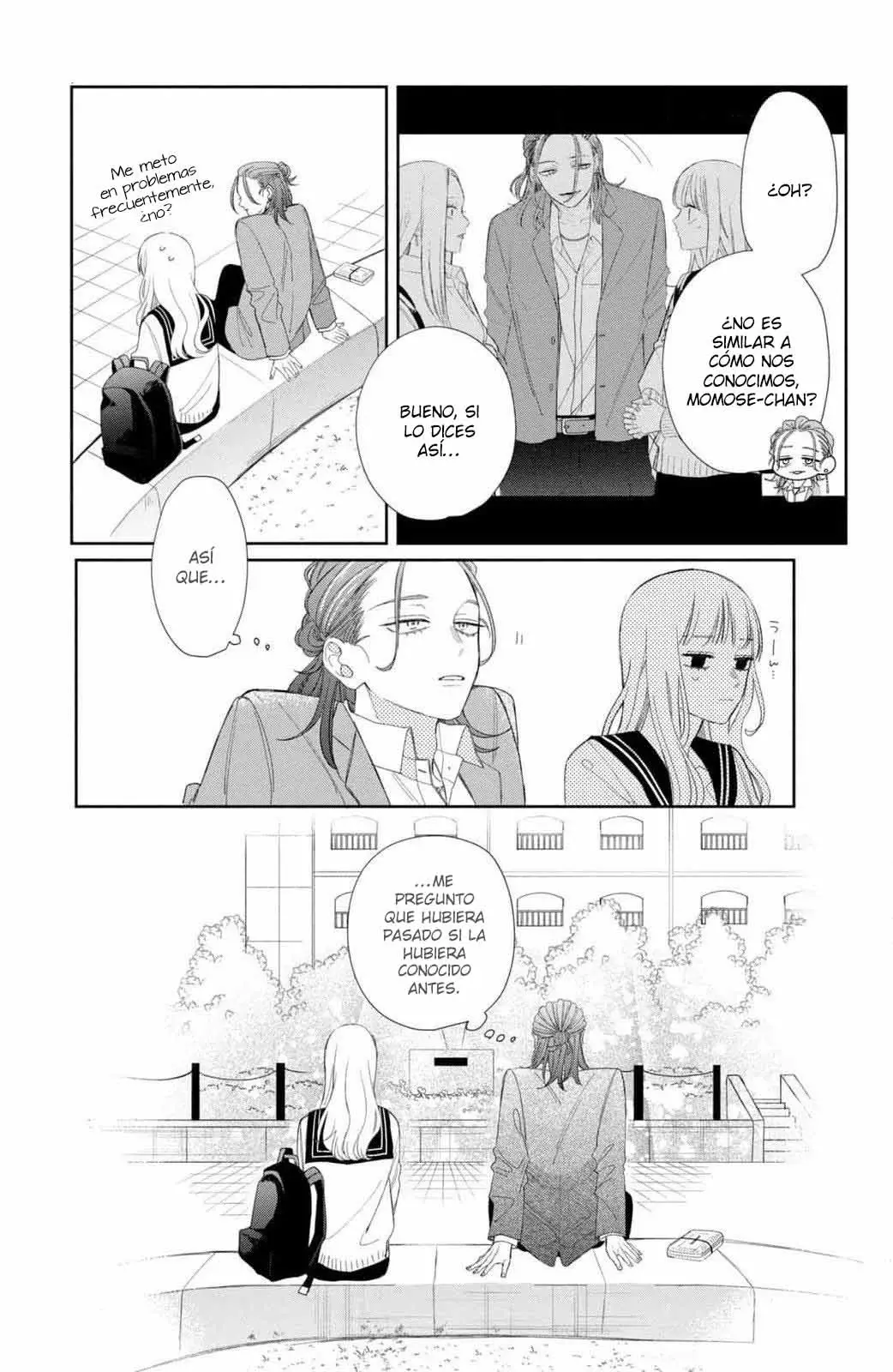Megane, Tokidoki, Yankee-kun Capitulo 22: ¡No quiero ser molesto...! página 38