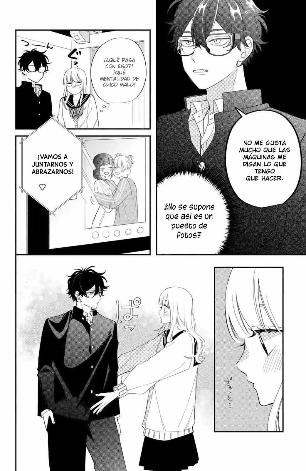 Megane, Tokidoki, Yankee-kun Capitulo 26: El plan de citas de Momose página 19