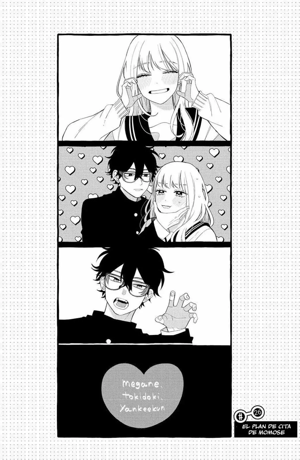 Megane, Tokidoki, Yankee-kun Capitulo 26: El plan de citas de Momose página 4