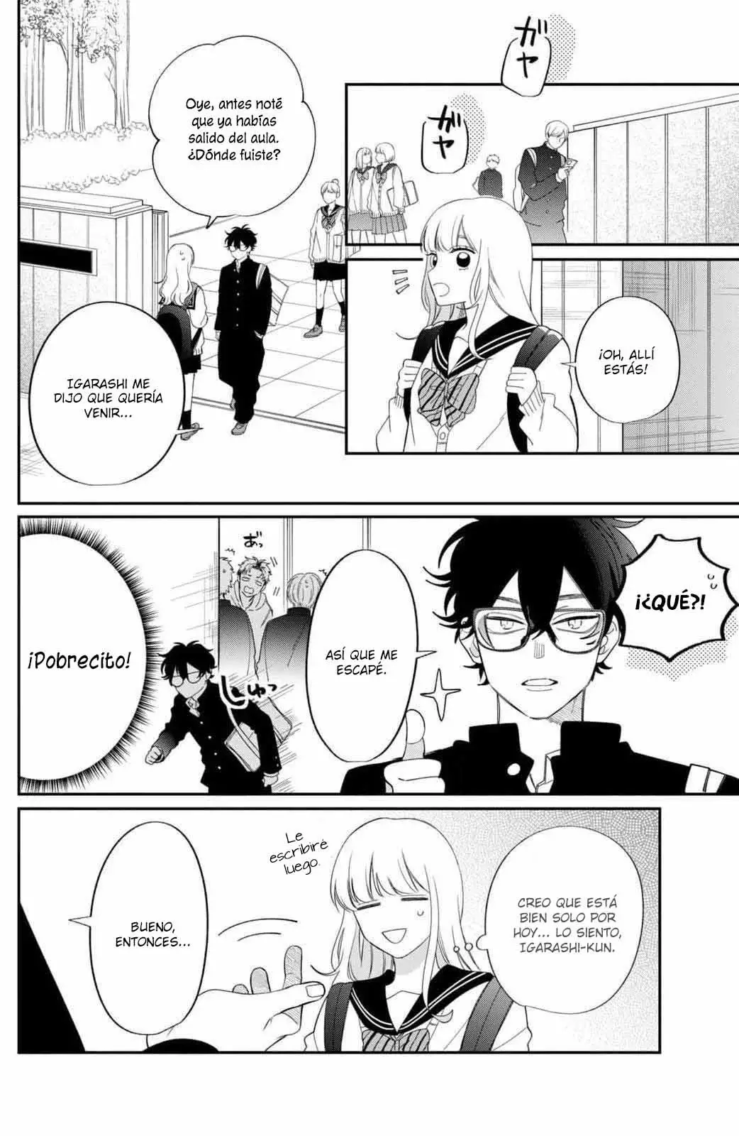Megane, Tokidoki, Yankee-kun Capitulo 26: El plan de citas de Momose página 9
