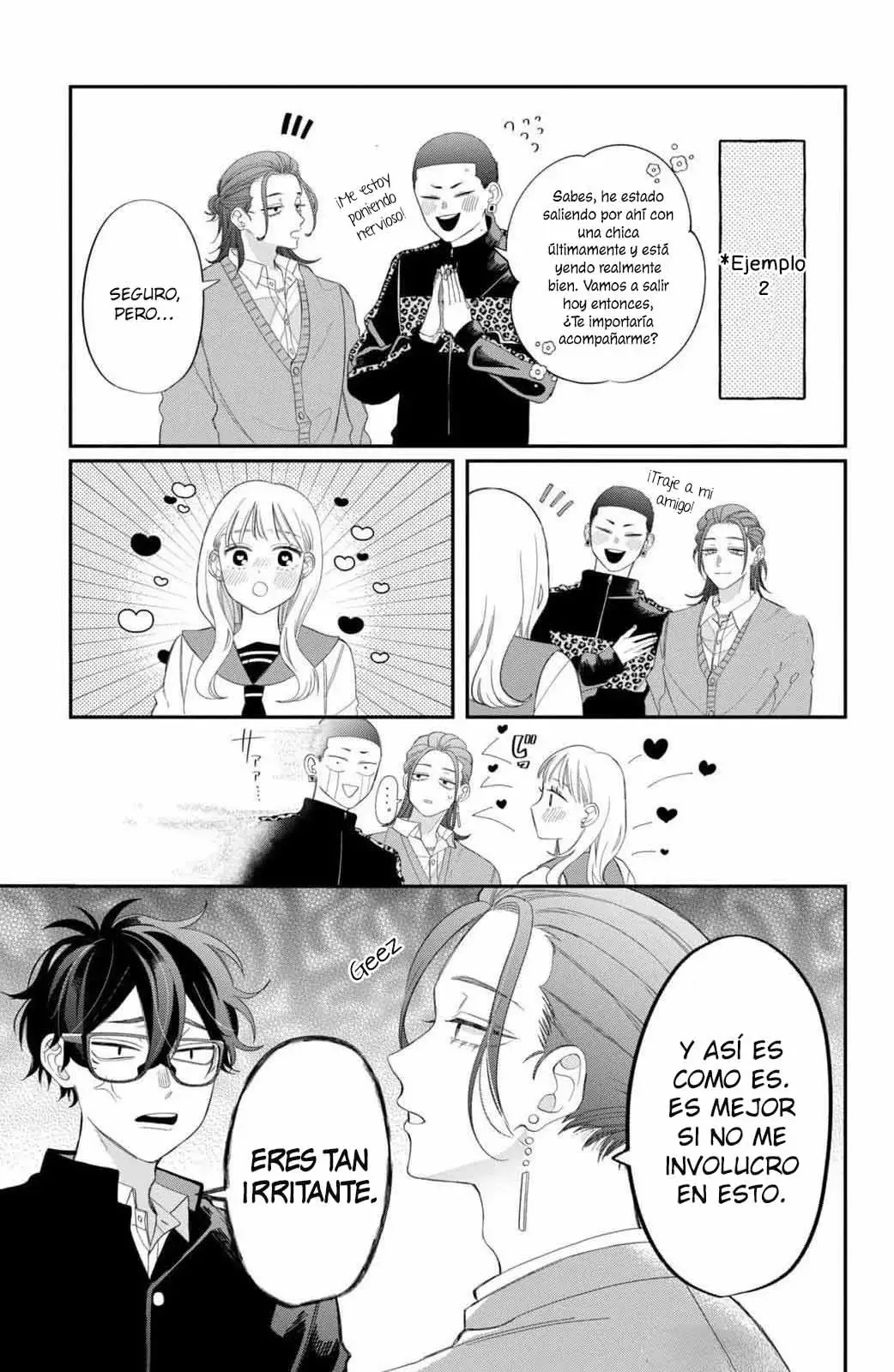 Megane, Tokidoki, Yankee-kun Capitulo 27: El club de ayudantes página 14