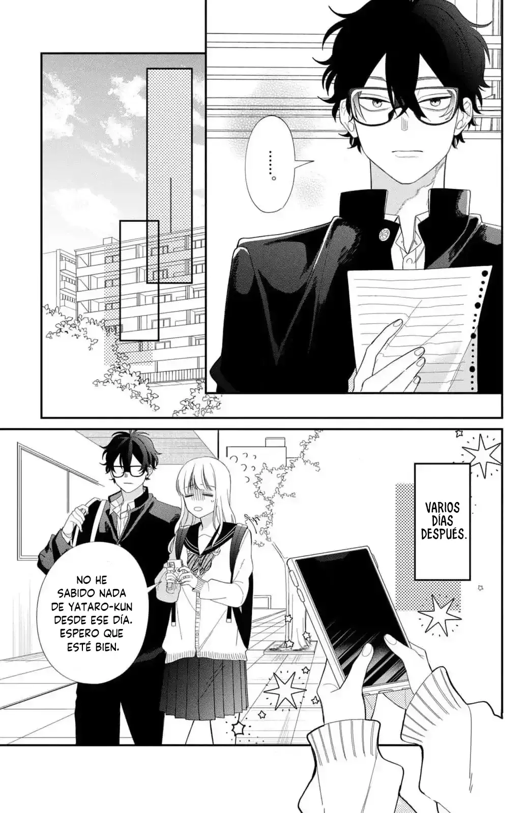 Megane, Tokidoki, Yankee-kun Capitulo 28: La angustia de Momose página 19