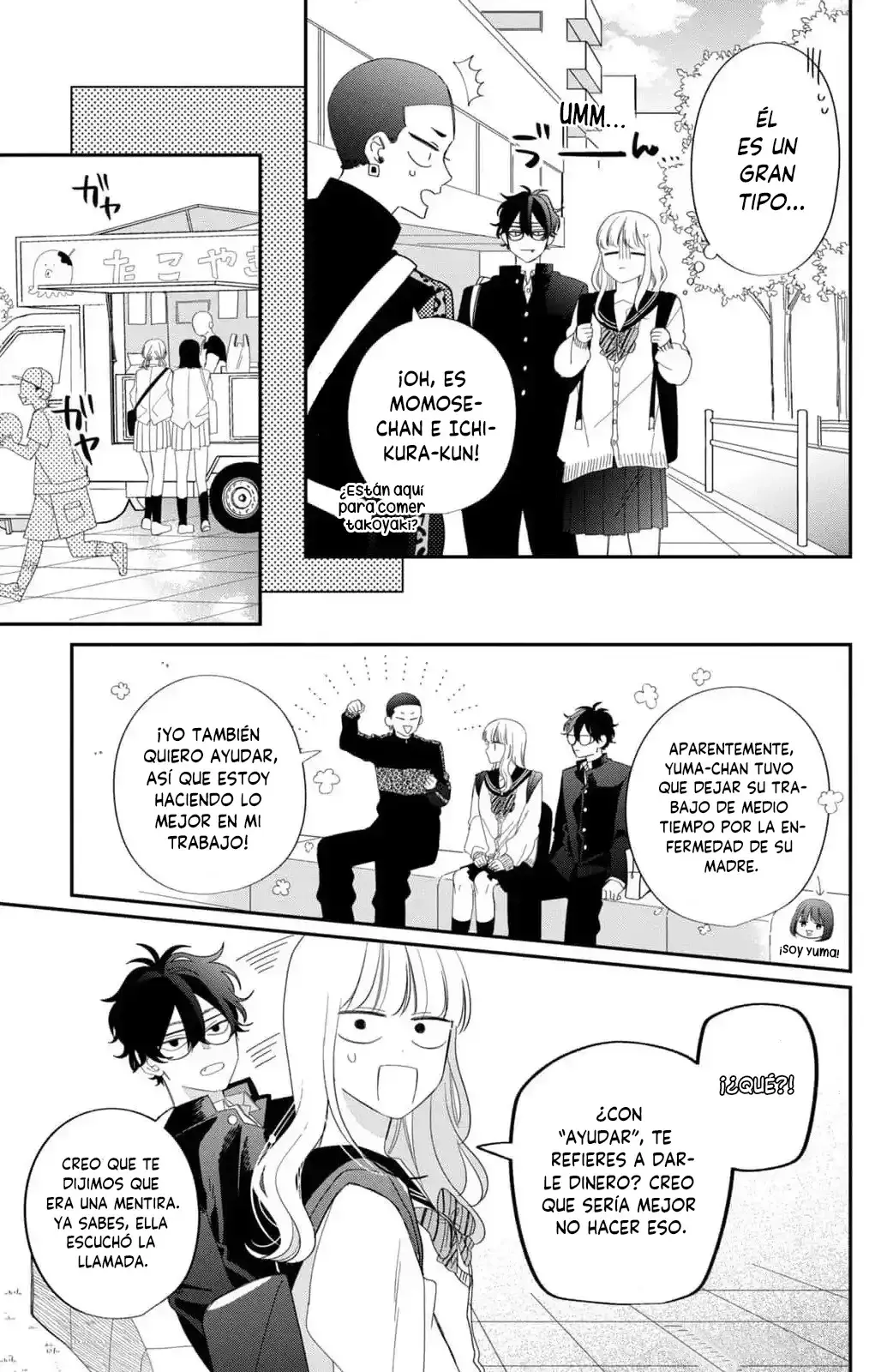 Megane, Tokidoki, Yankee-kun Capitulo 28: La angustia de Momose página 21