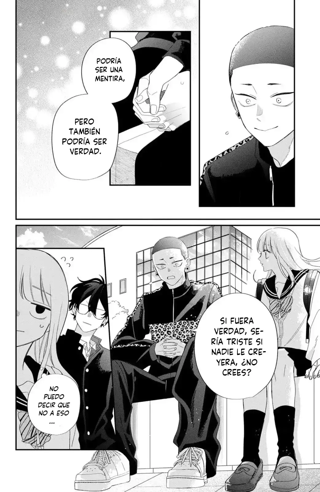 Megane, Tokidoki, Yankee-kun Capitulo 28: La angustia de Momose página 22