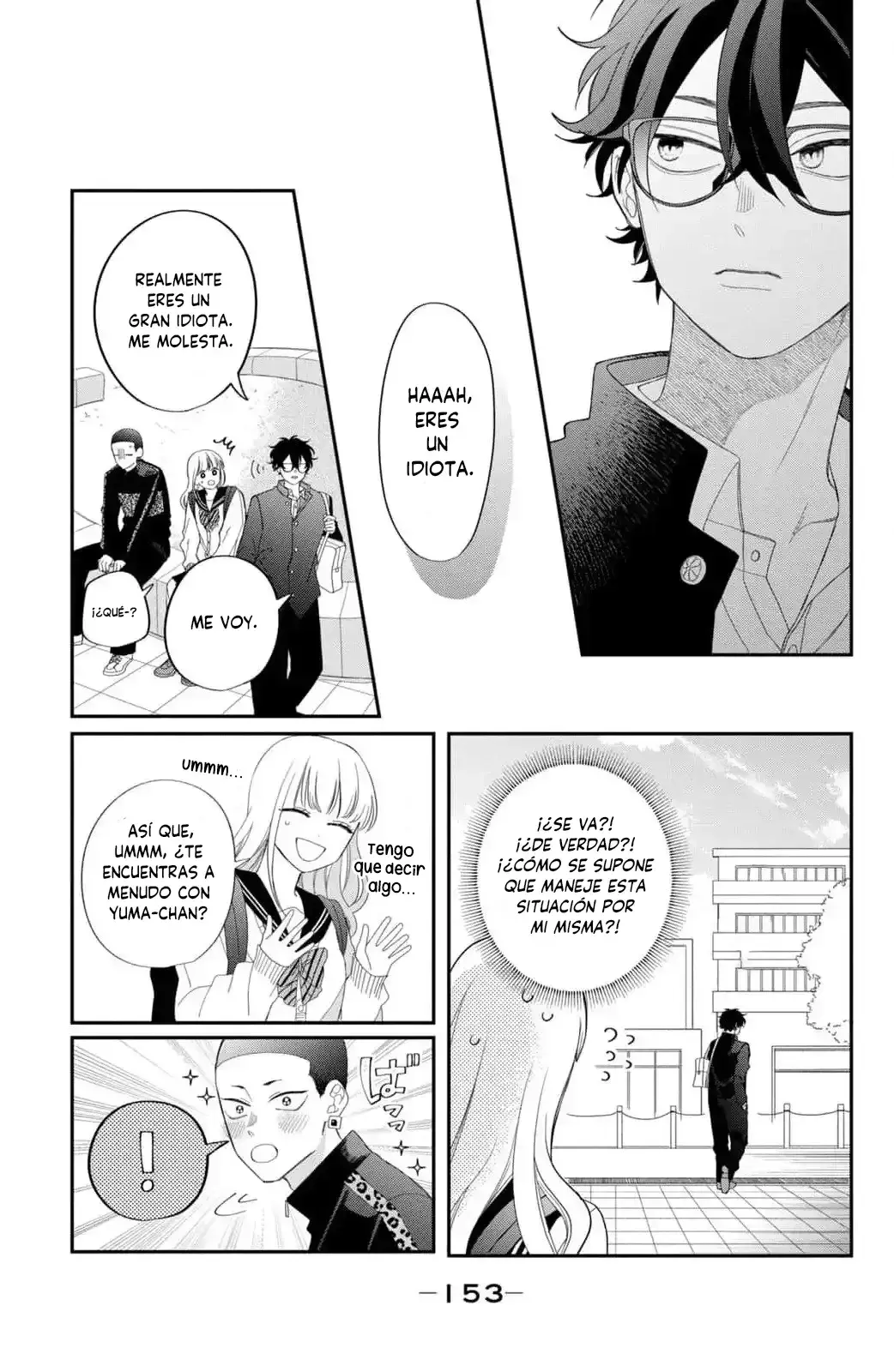 Megane, Tokidoki, Yankee-kun Capitulo 28: La angustia de Momose página 23