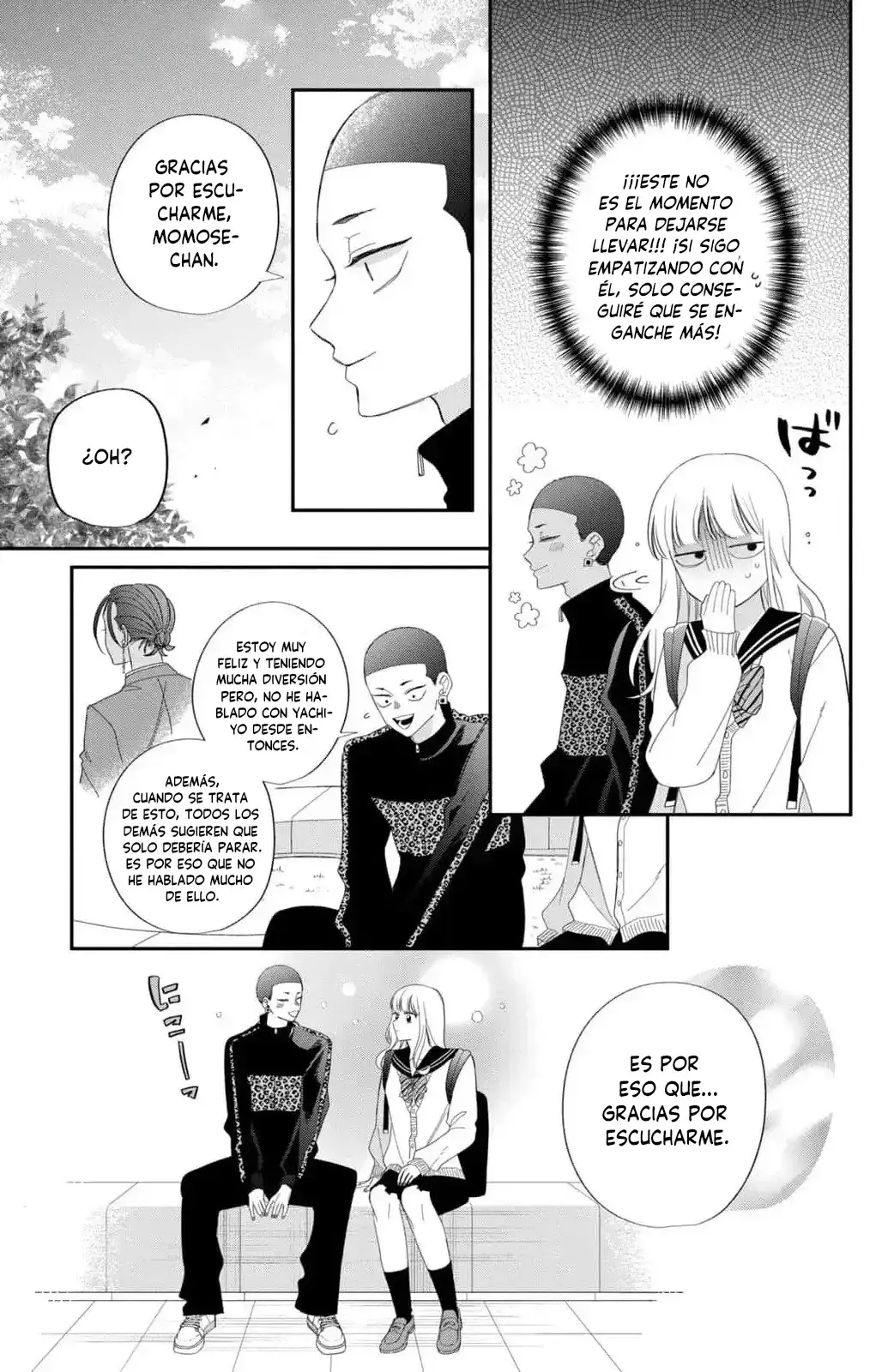 Megane, Tokidoki, Yankee-kun Capitulo 28: La angustia de Momose página 25