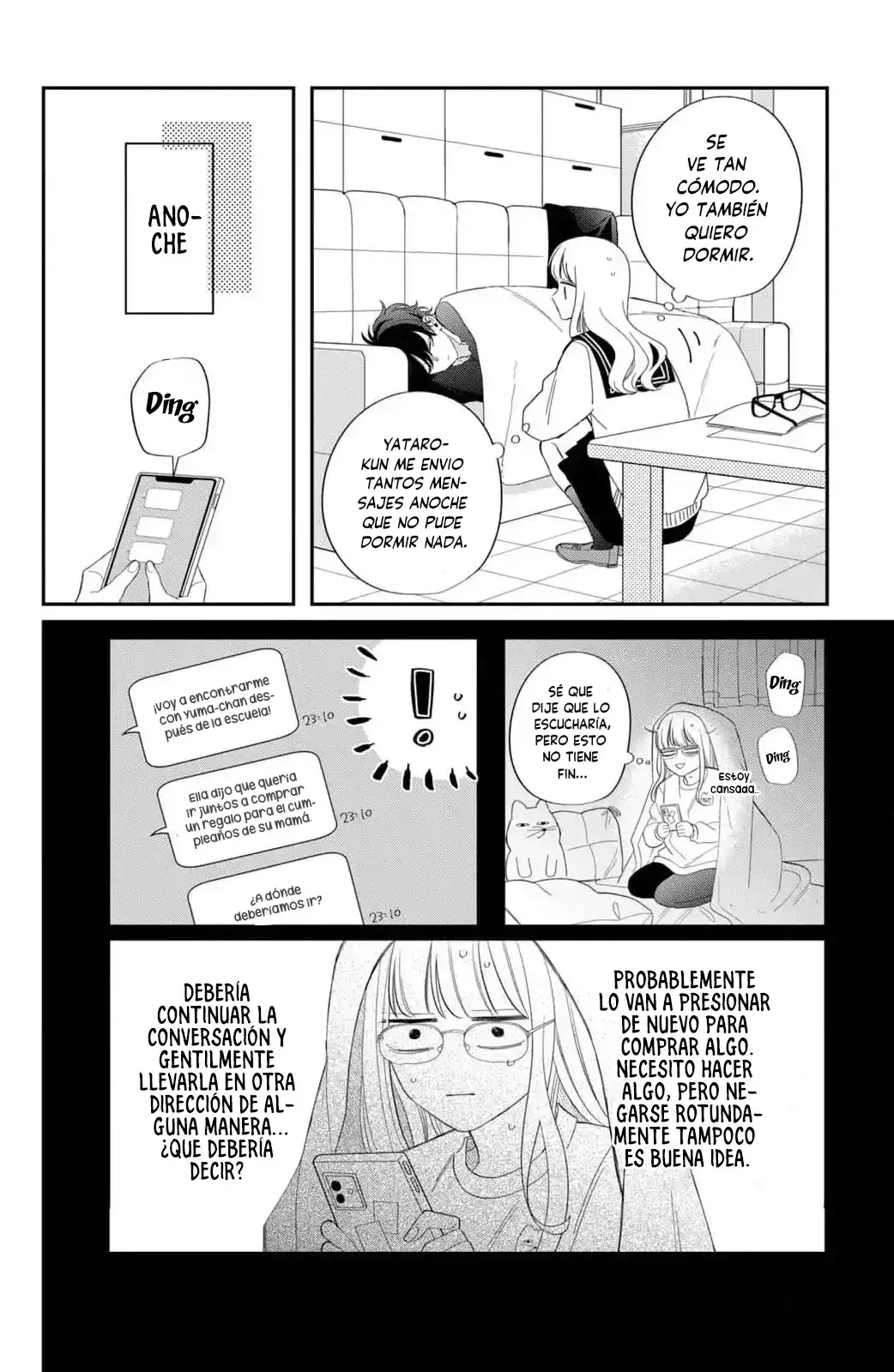 Megane, Tokidoki, Yankee-kun Capitulo 28: La angustia de Momose página 30