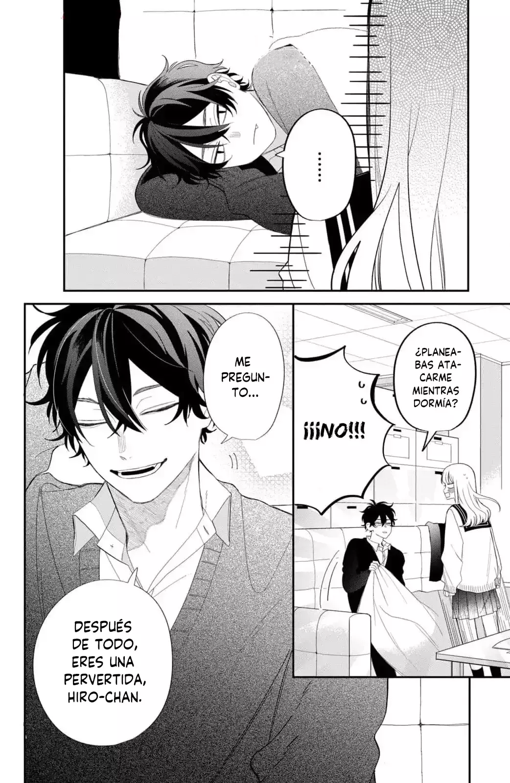 Megane, Tokidoki, Yankee-kun Capitulo 28: La angustia de Momose página 34