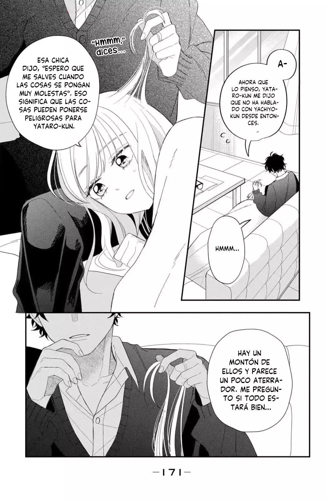 Megane, Tokidoki, Yankee-kun Capitulo 28: La angustia de Momose página 41