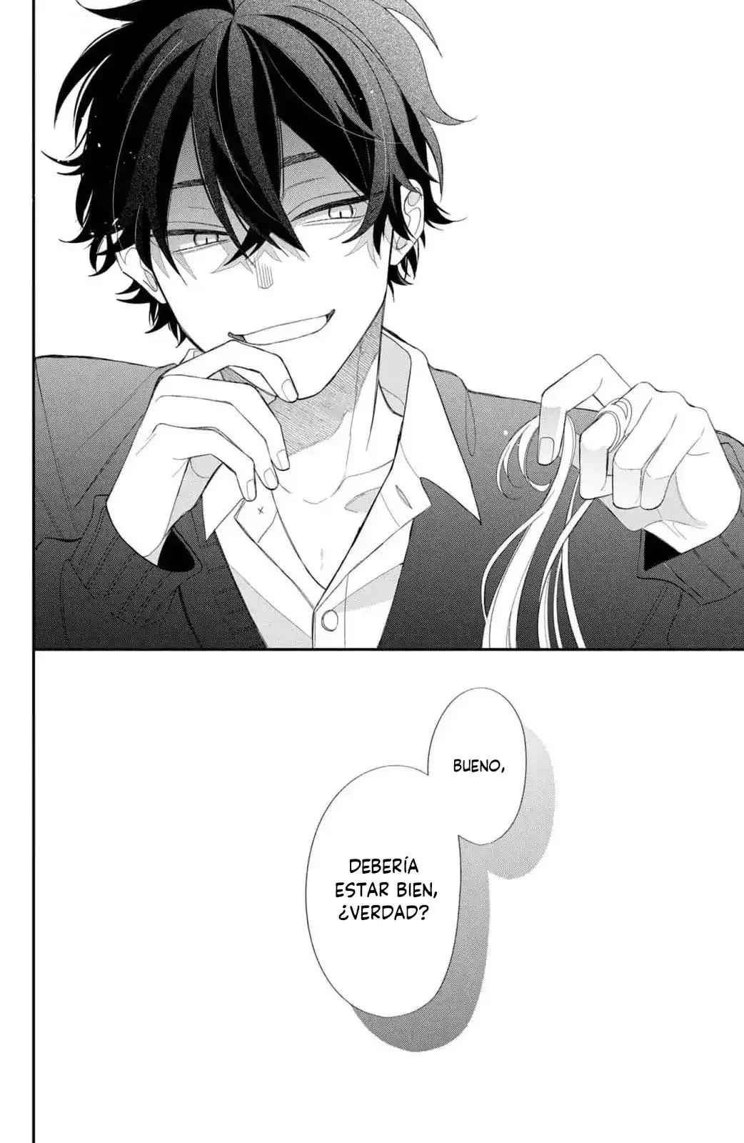 Megane, Tokidoki, Yankee-kun Capitulo 28: La angustia de Momose página 42